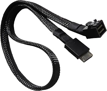 Amazon.com: Micro SATA Cables|Mini SAS SFF-8643 to SFF-8611
