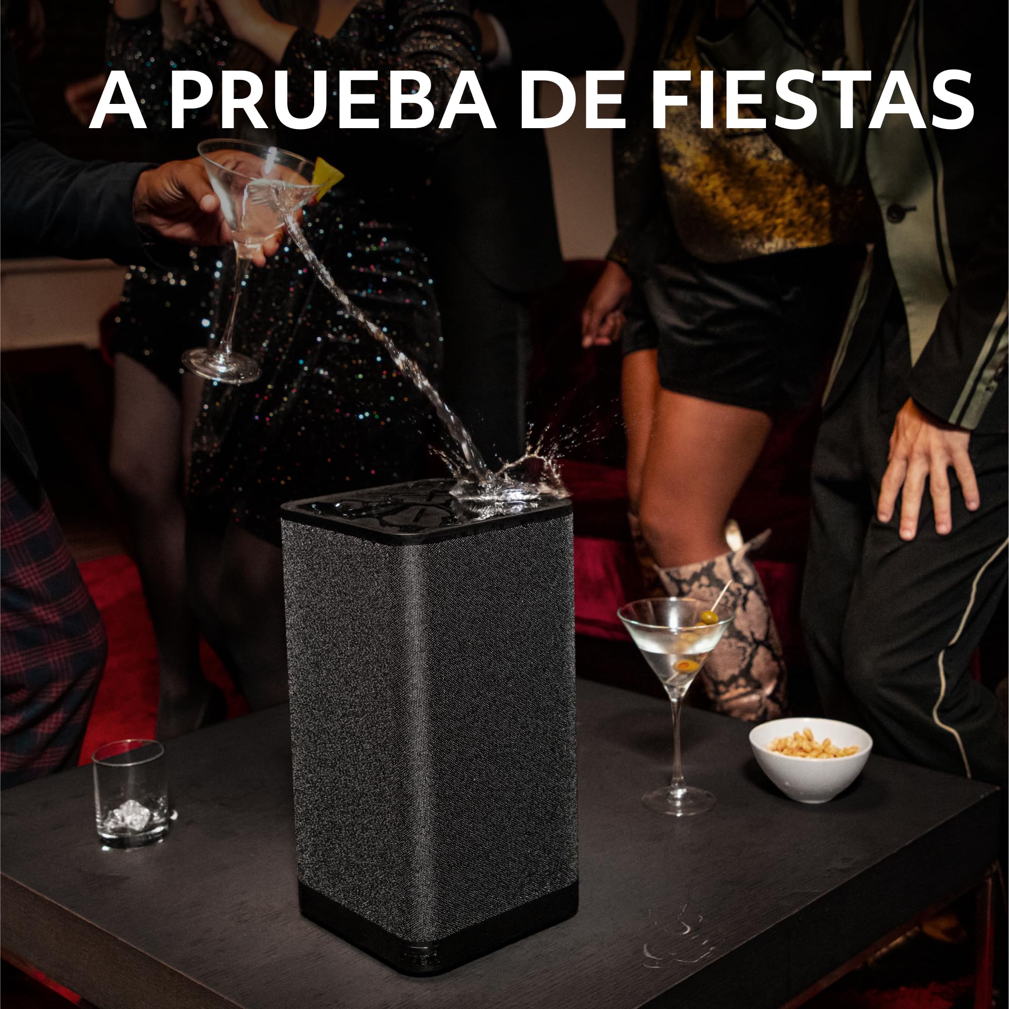ULTIMATE EARS HYPERBOOM, Altavoz Bluetooth inalámbrico portátil, Altavoz potente, Graves magníficos, Resistente al agua IPX4, Radio de acción de 45 m - Negro | Altavoz potente, graves magníficos, resistente al agua IPX4, radio de acción de 45 m - Negro