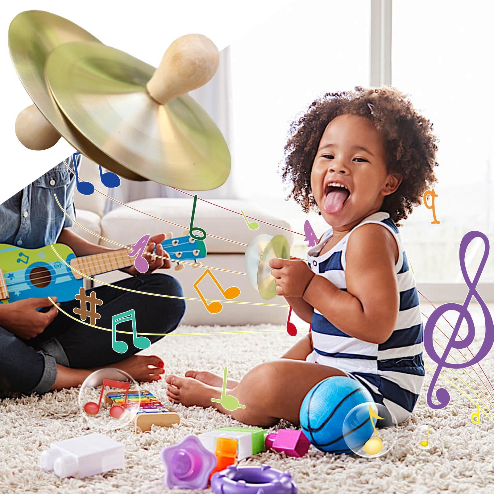 Piatti Da Piccoli | Piatti Piccoli | Paio Di Piatti A Mano | Cimbali Per Ditas | Piatti Per Bambini | Strumento A Percussione Per Performance Di Batteria | Piatti Professionali, Strumento Musical