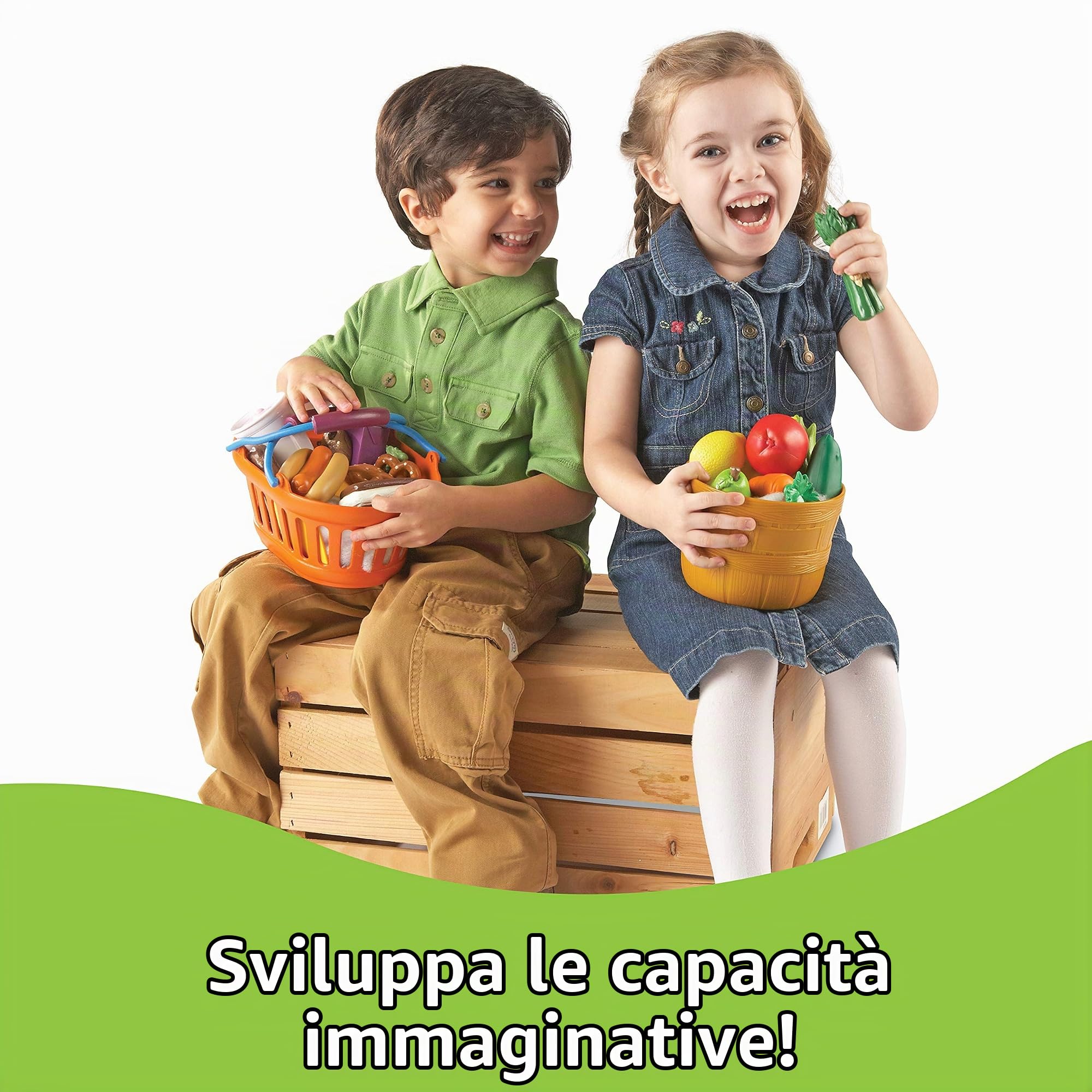 Learning Resources Set da Mercato Deluxe New Sprouts