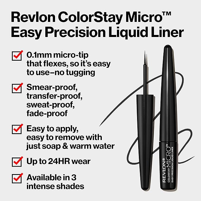Revlon ColorStay Micro Delineador Líquido Precision 301 Blackout miniatura 3