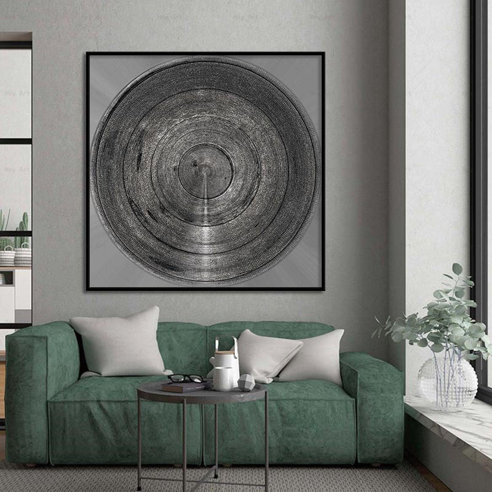 Decoration photos pour salon sans cadre - Solution pour habiller un mur vide simplement