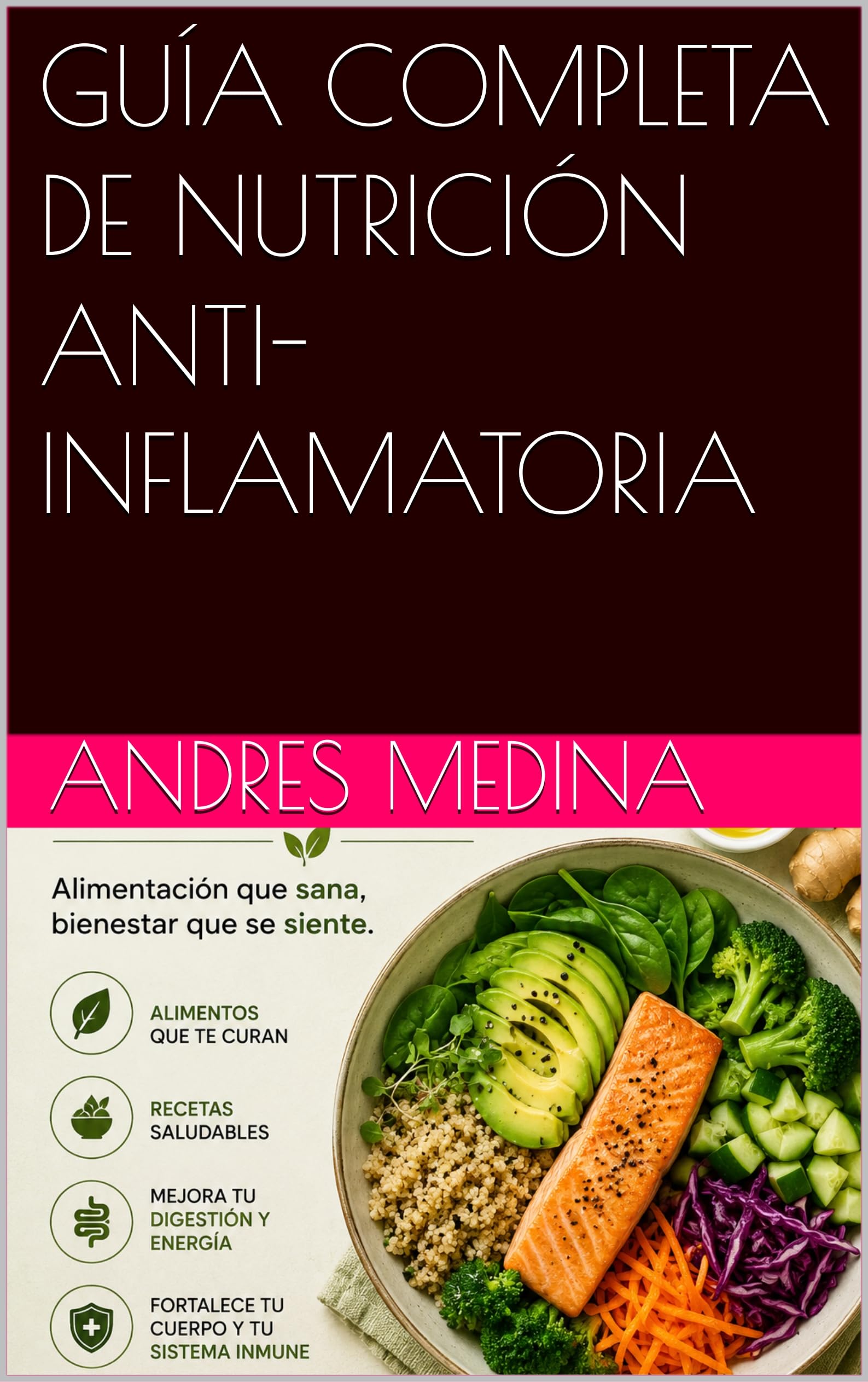 GUÍA COMPLETA DE NUTRICIÓN ANTI-INFLAMATORIA (Spanish Edition)