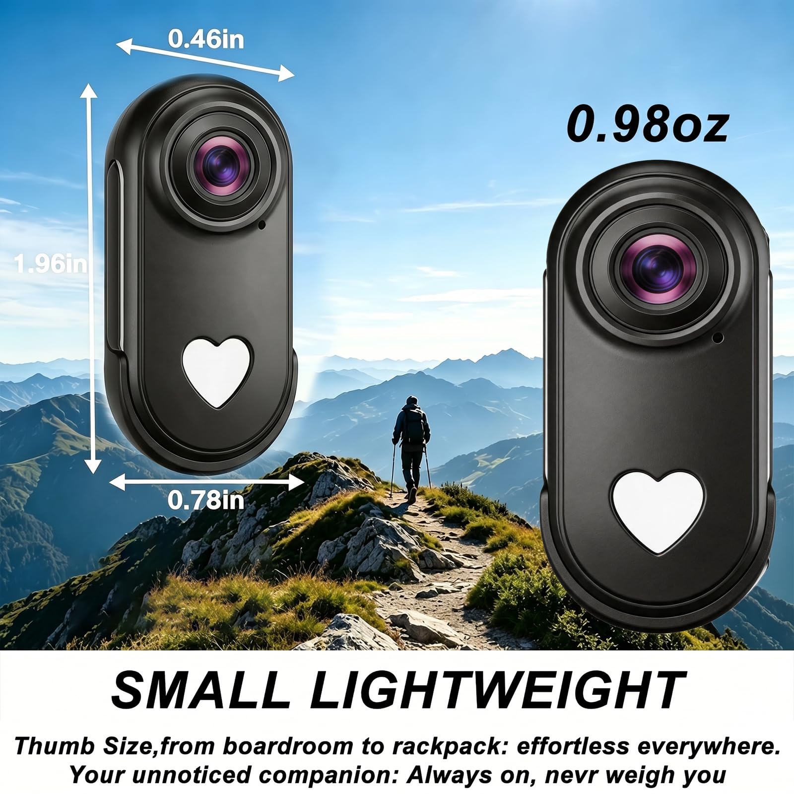 Action Cam, 130° WiFi Action Kamera, HD 1080P Motorradhelmkamera, Magnet Fahrradvideokamera, wasserdichte Sport Actionkamera mit Diversem Zubehör für Reiten und Spaziergänge mit Haustieren