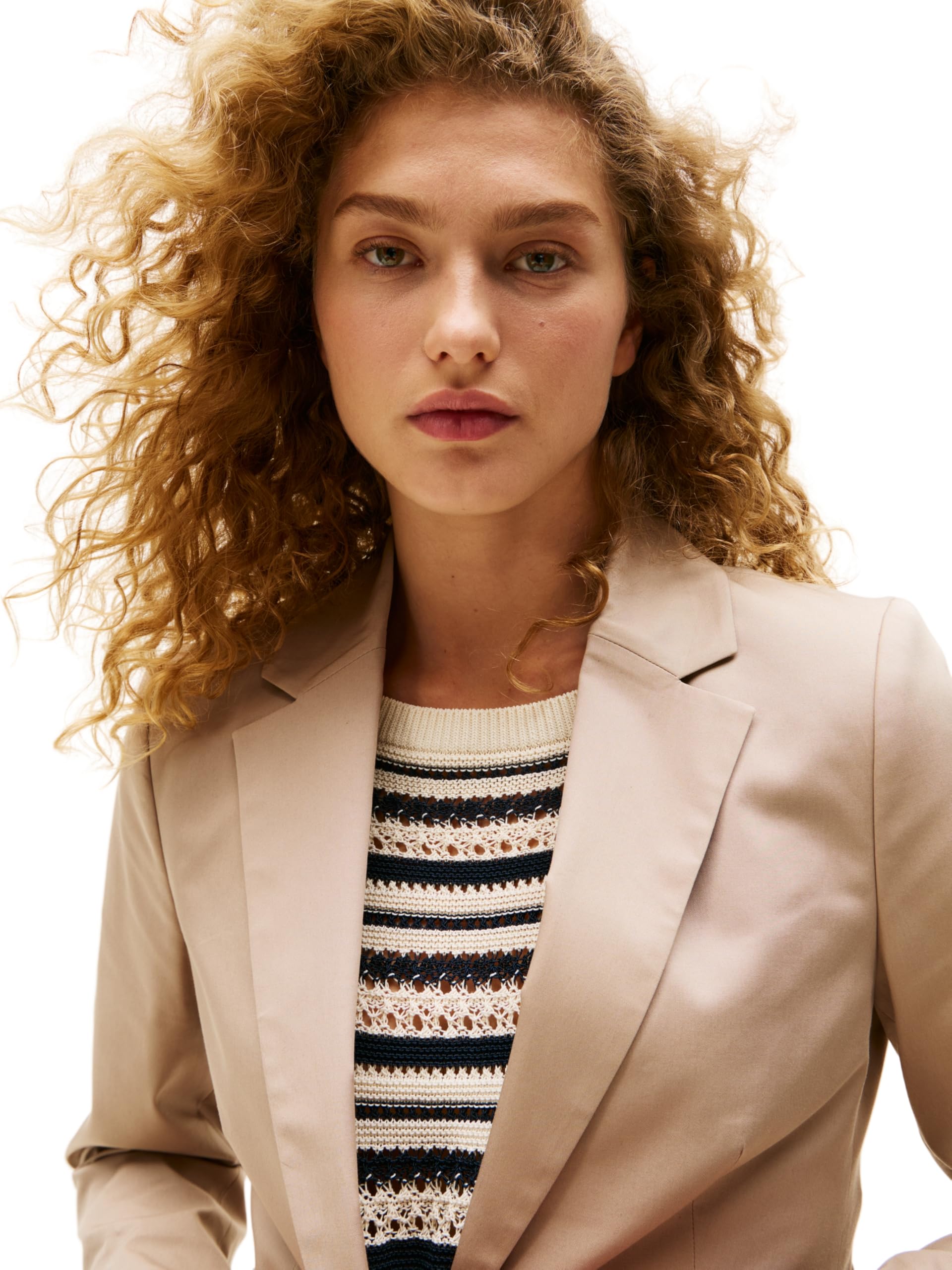 Tommy Hilfiger Preppy GB Cotton Slim Blazer Ww0ww47179 Blazer Mujer (Pack de 1)
