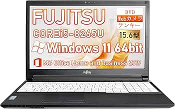 #280 富士通 Lifebook A579/A i5-8265U 8GB ノートパソコン 富士通 LIFEBOOK A579/A Core i5 8265U 1.6GHz/8GB