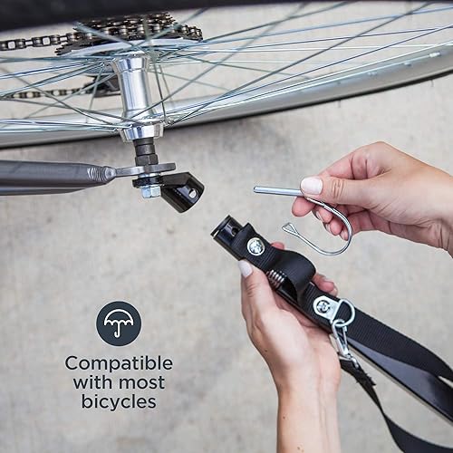Miniatura 9 de Acoplador de enganche para remolques de bicicleta de empeine y Schwinn acopladores planos y angulados para una amplia gama de portabicicletas