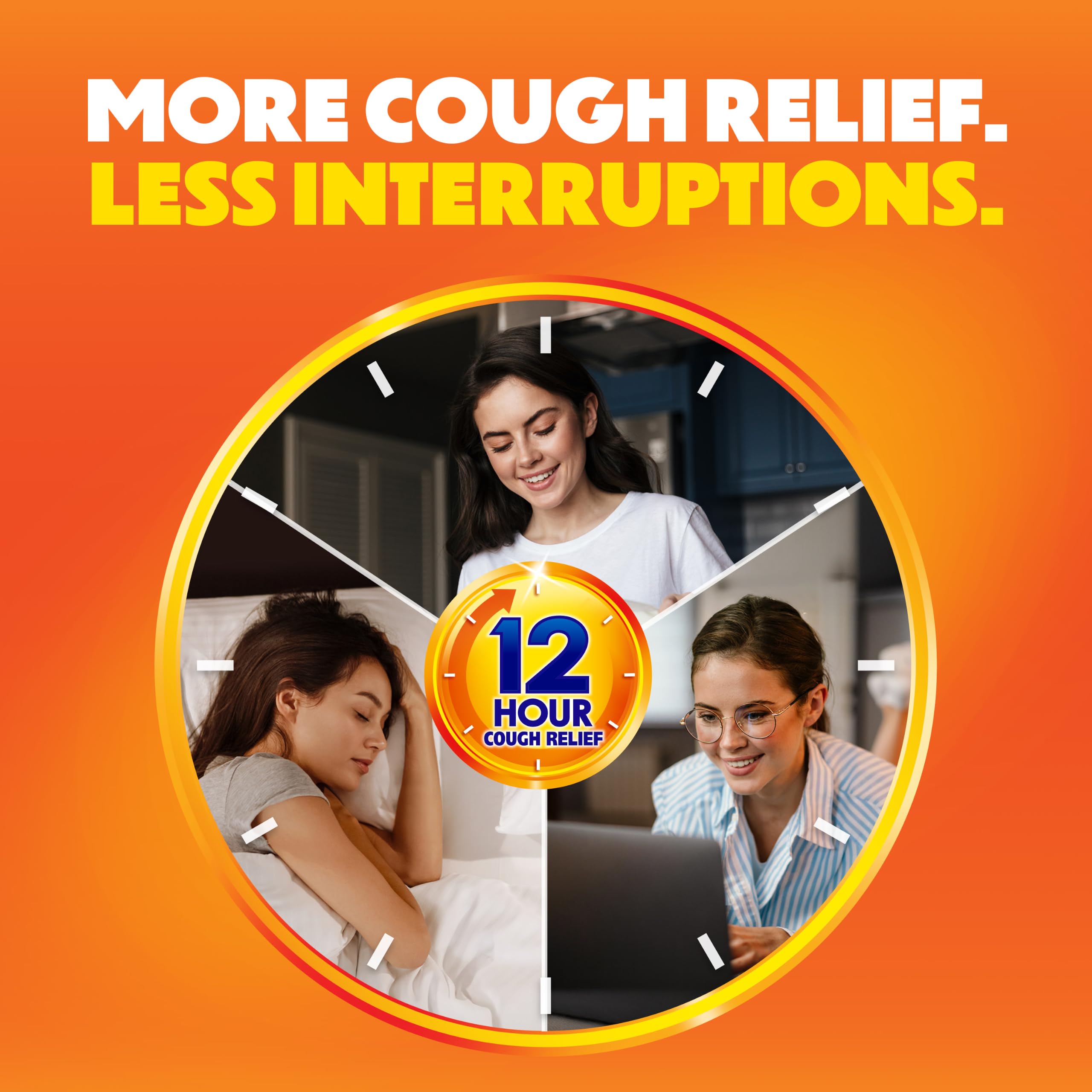 Delsym 12Hr Cough Medicine for Adults, Orange Flavor Cough Syrup, 5 FL OZ — Amazon image 4