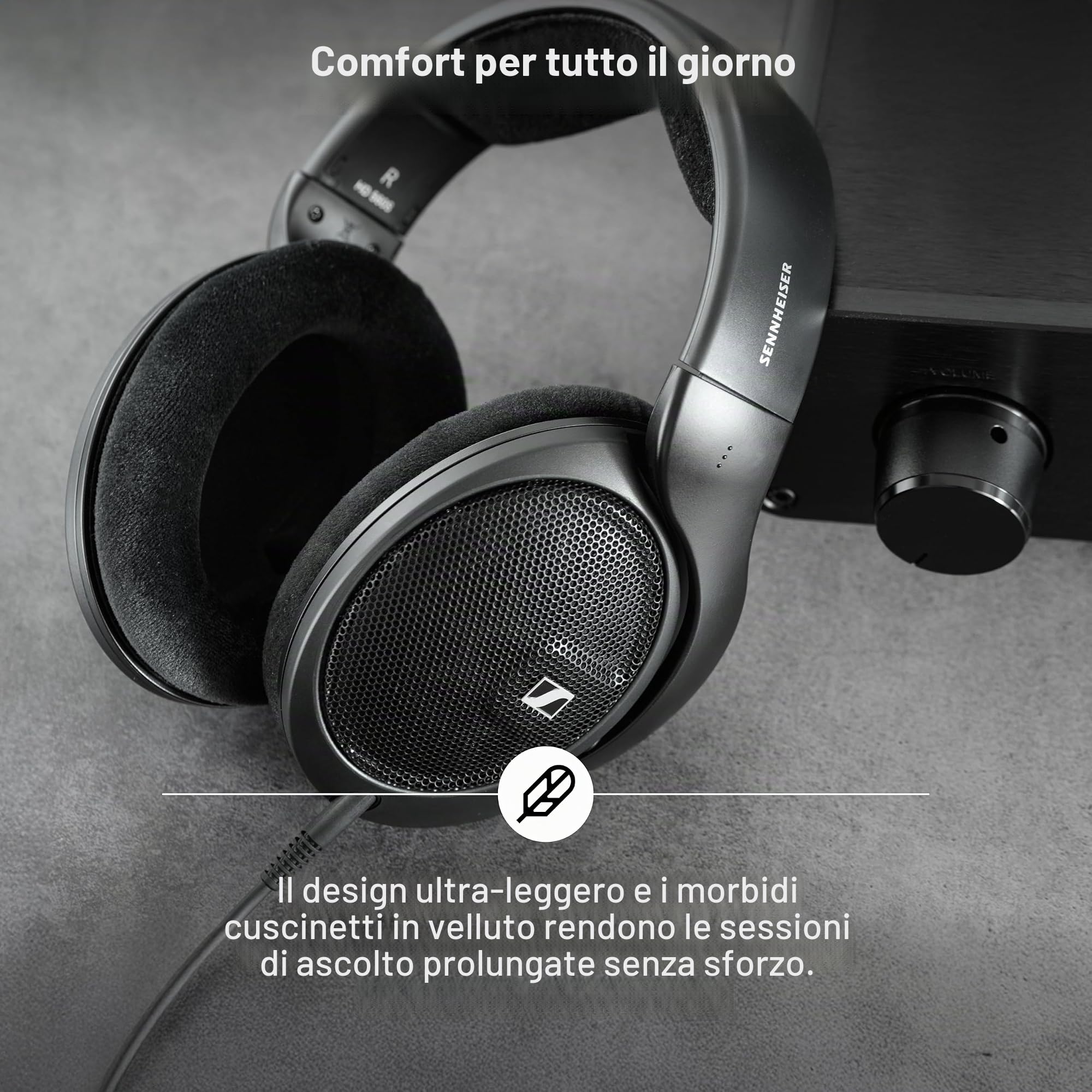 Sennheiser HD 560S Cuffia Aperta Reference-Grade, Jack 3.5 mm, Nero