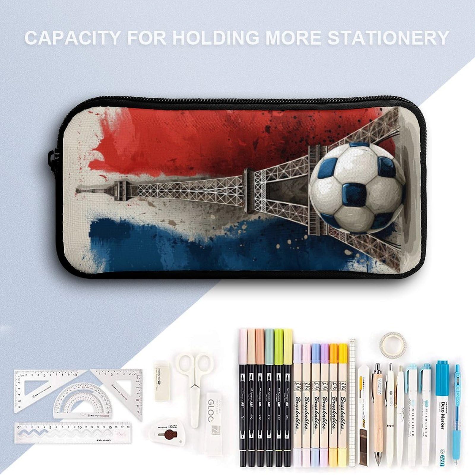 Sac d'École Ballon de Foot Garçon Primaire avec Sac Repas Isotherme et Trousse, Cartable Ballon de Football CP CE1 CE2 Élémentaire