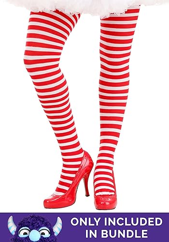 Miniatura 3 de Adult Holiday Elf Costume, Women's Elf Outfit with Elf Dress, Hat, and Belt, Christmas Costume for Women