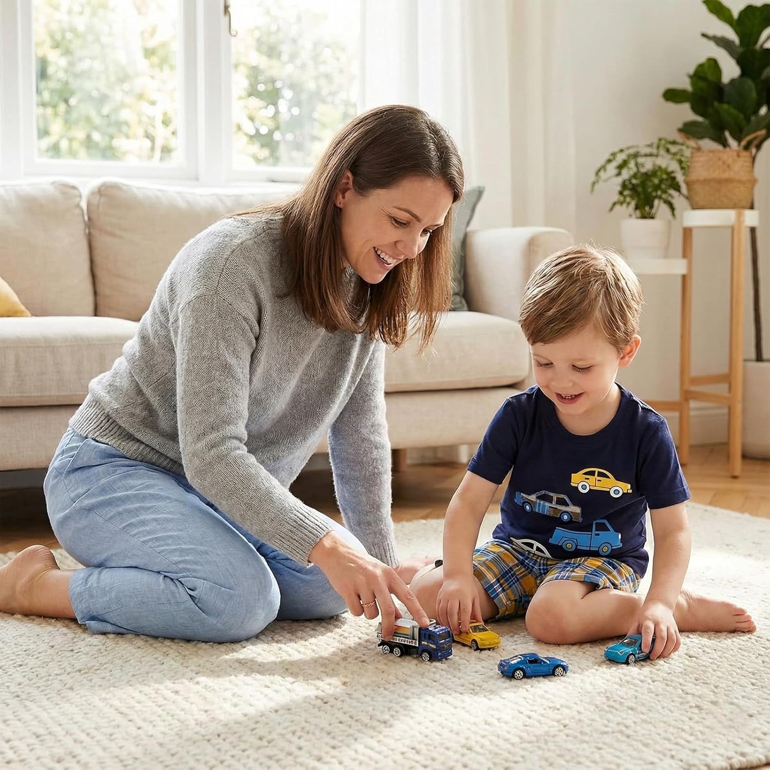 Bumeex Toddler Boy's Short Sleeve T-Shirt and Short Outfit Set 2-7T - Image 2