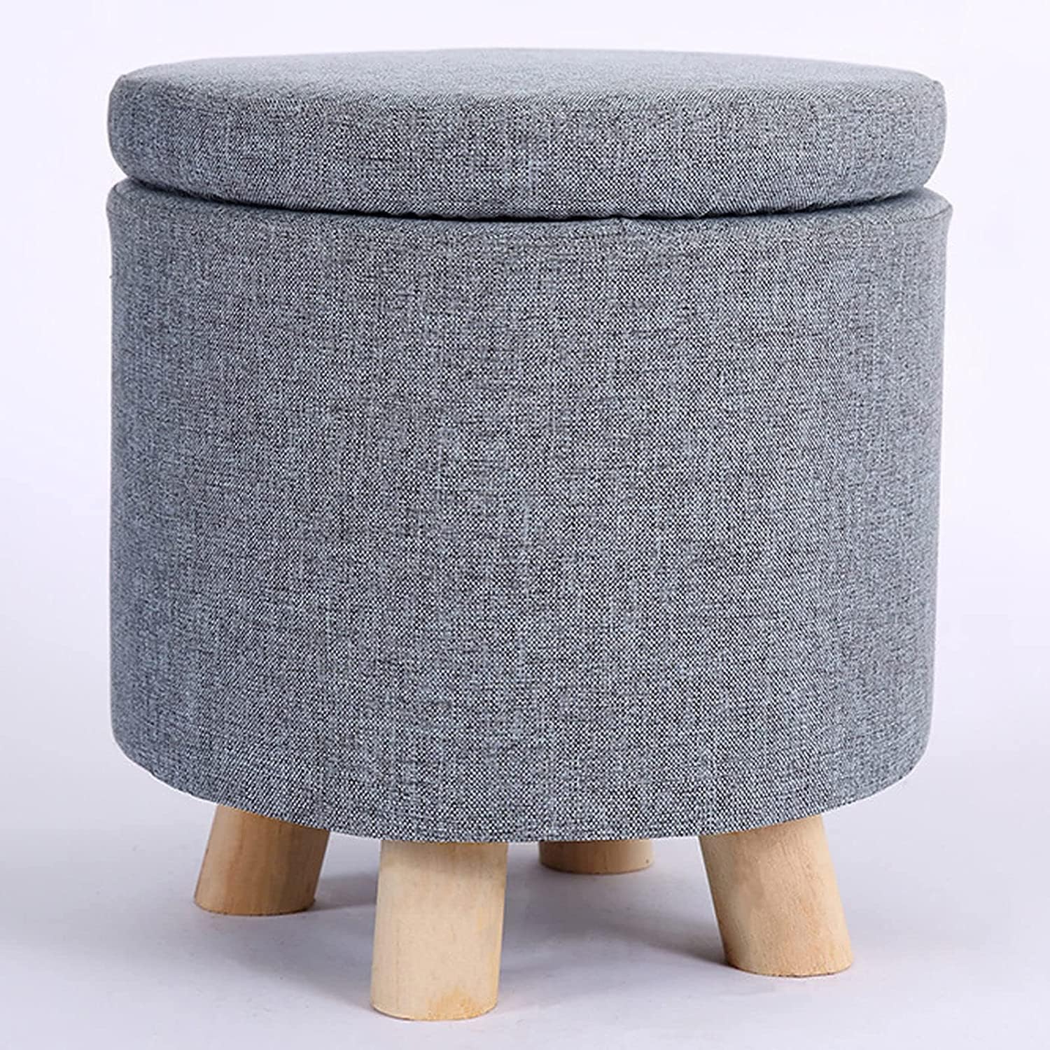 Repose-pieds empilable gris pour optimiser les petits appartements