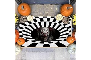 Halloween Doormat with Sound: Spooky Illusion Clown