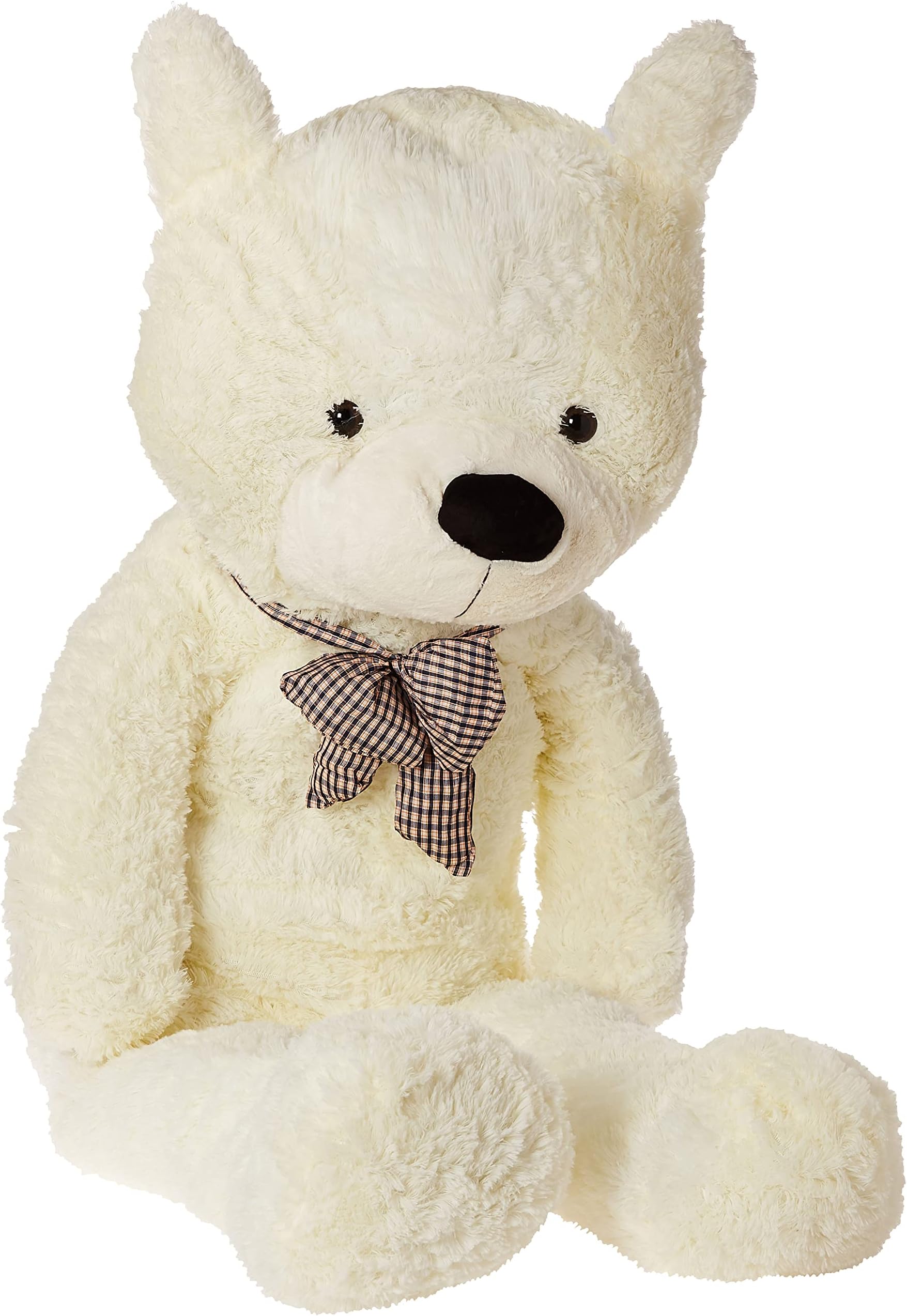 COOLBABY Birthday Day Gift Teddy Bear For Children And Female (White) 160cm