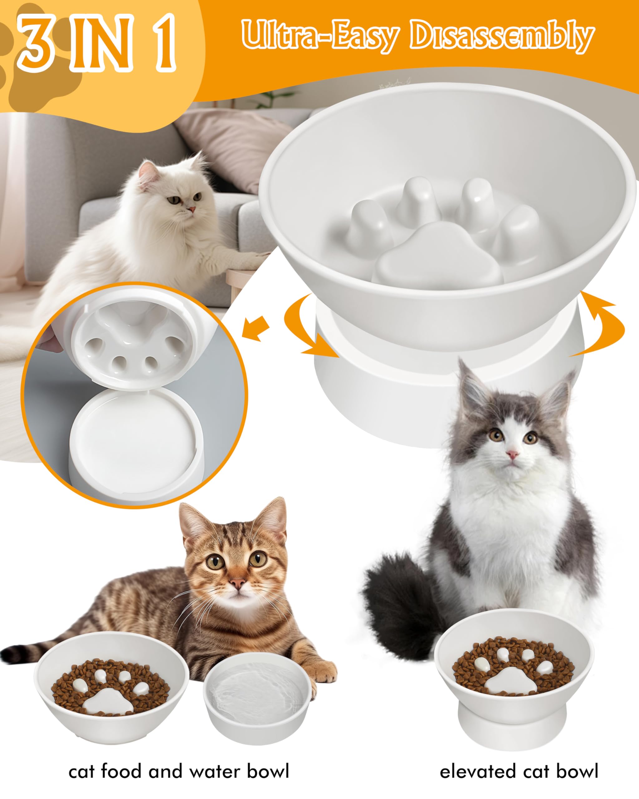 Wet Cat Food How To Make Cat Eat Slower Bowls To Slow Down Eating