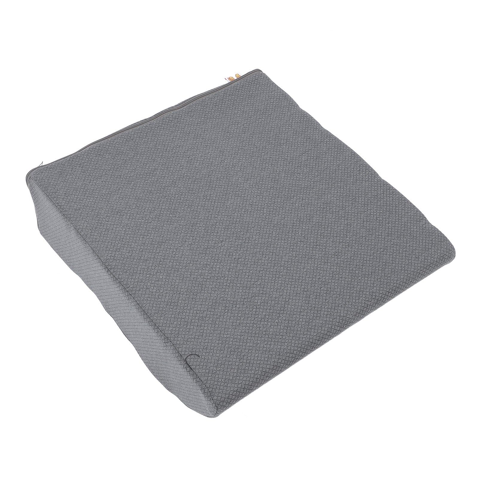 Almohada para Descansar Las Piernas, Cojín de Apoyo para Las Rodillas en Forma de S de Espuma Viscoelástica para Dormir, Ancianos, Mujeres Embarazadas, 55x58x17cm