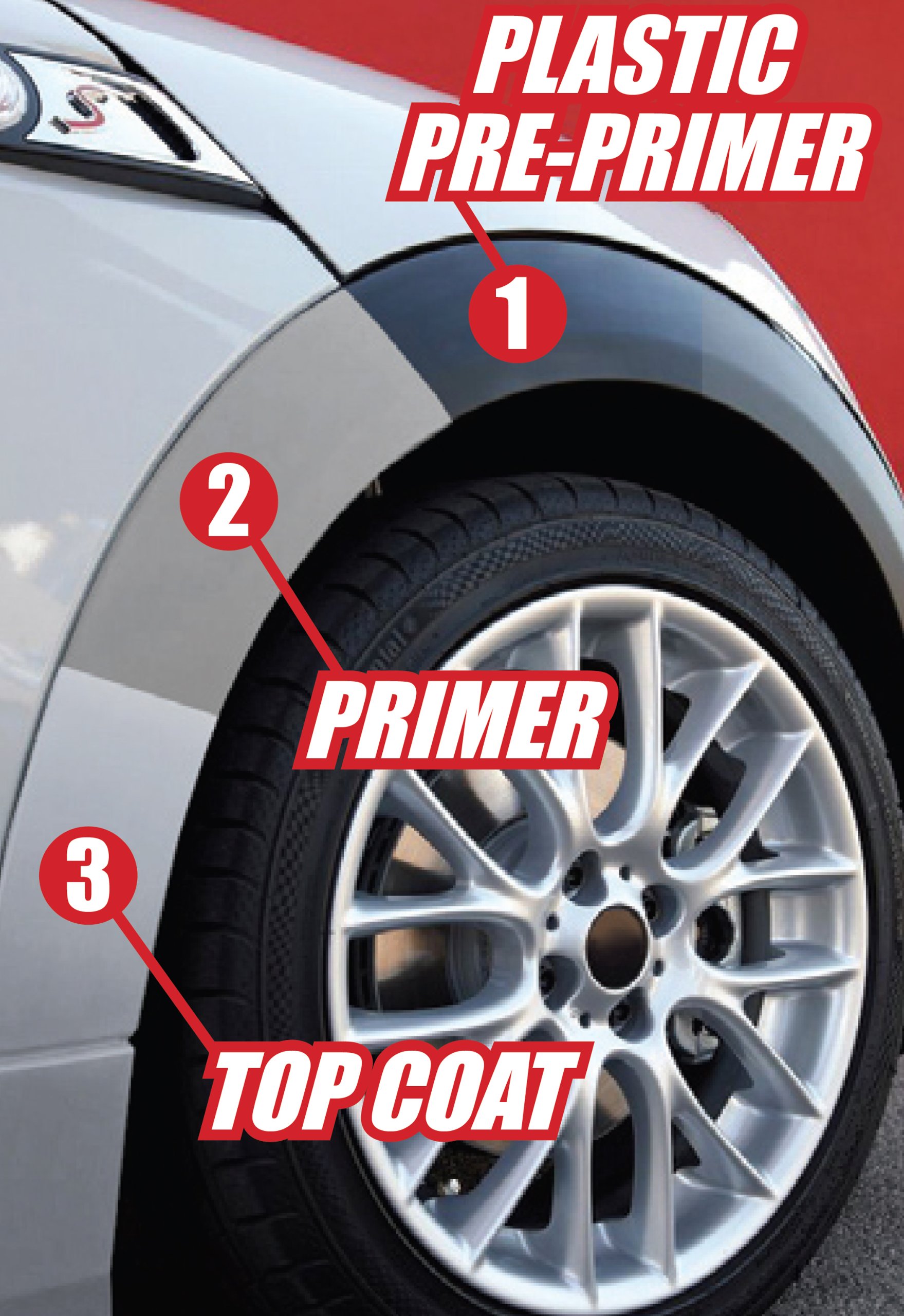 Transparent Plastic Transparent Pre-Primer (Ideal preparation for plastics objects, cars bumpers, car trims, vents & grilles before painting)