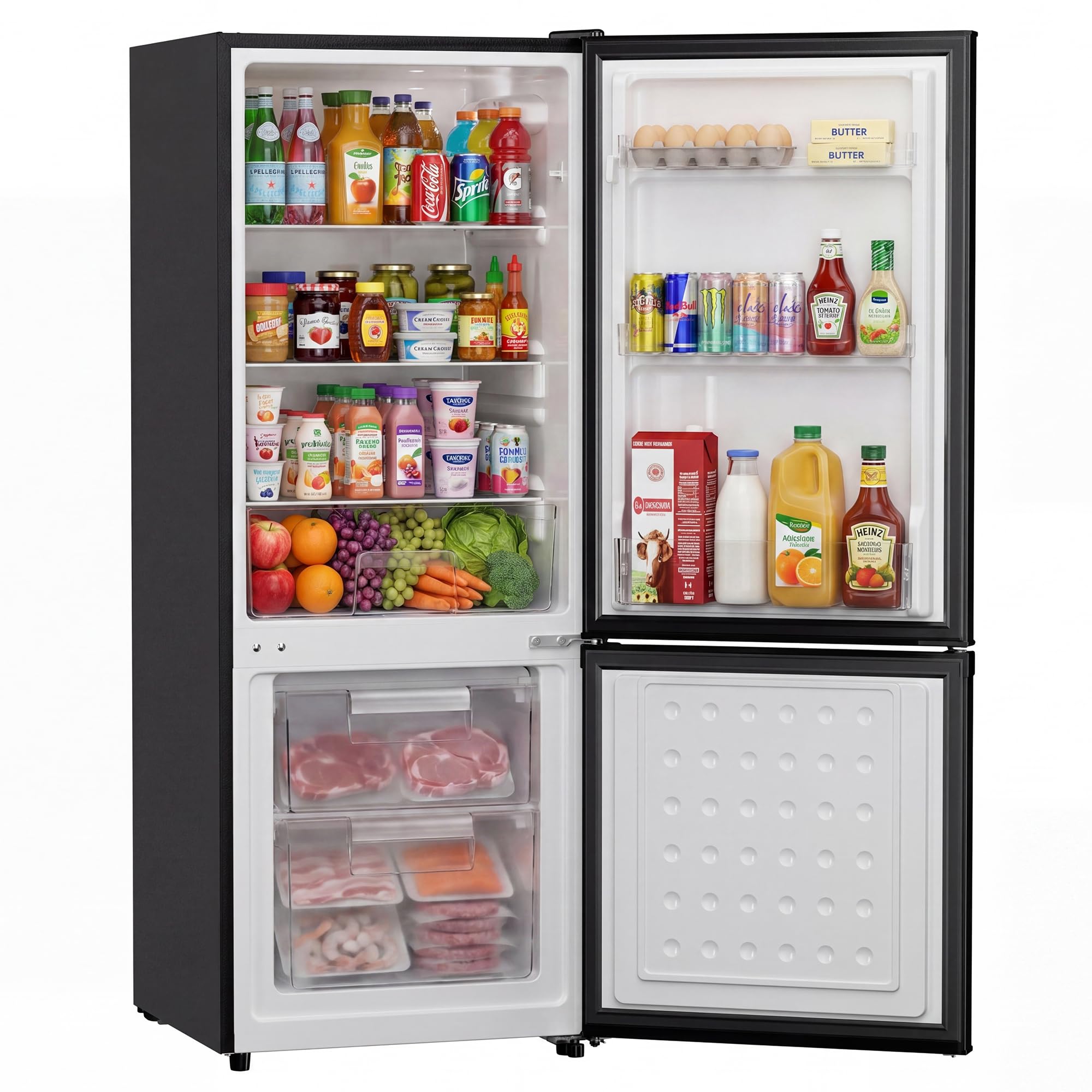 Upstreman 7.1 Cu. Ft. Bottom Freezer