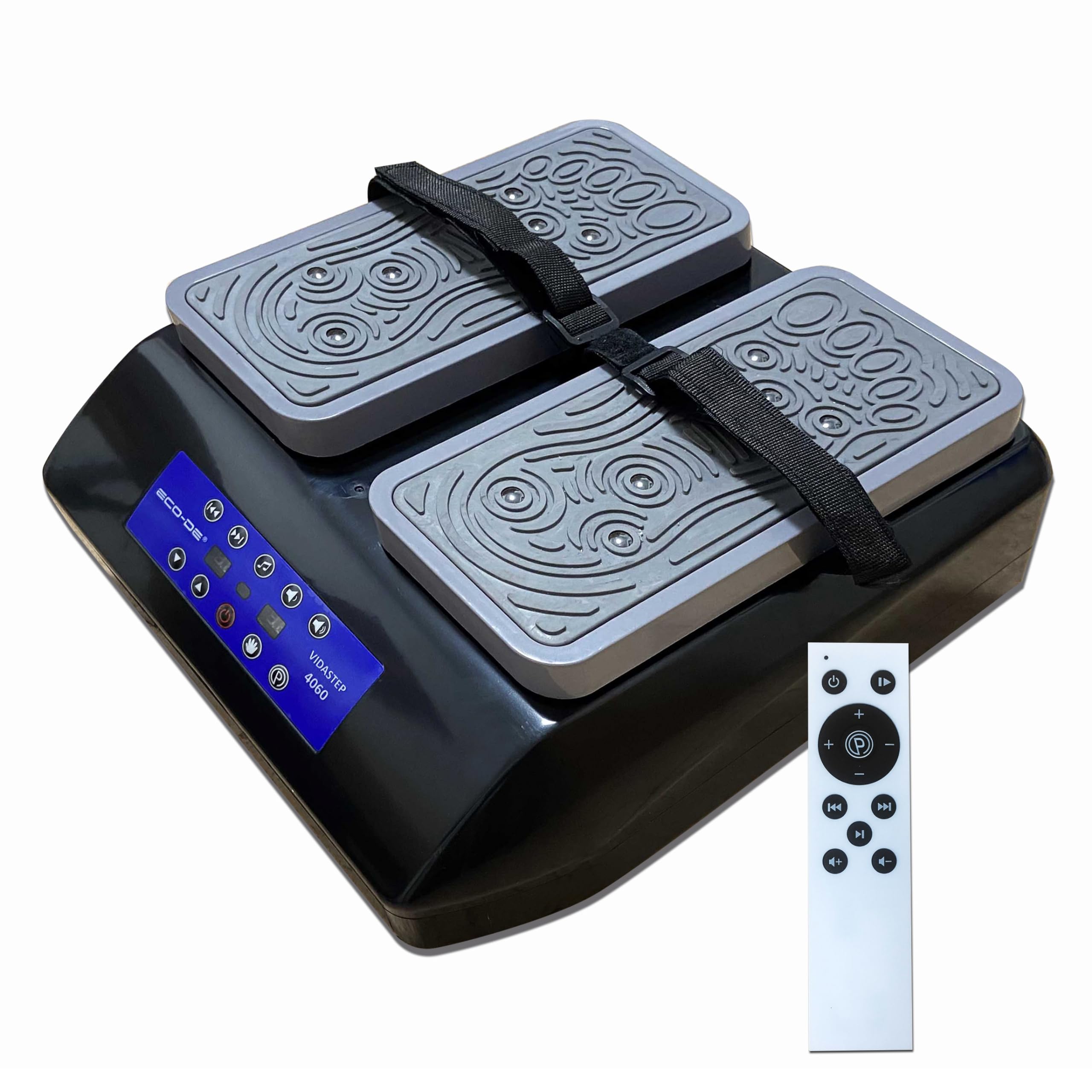 ECODE Exerciseur de Jambes Électrique, Simulateur de Marche Assise, Circulation Jambes avec Télécommande Bluetooth