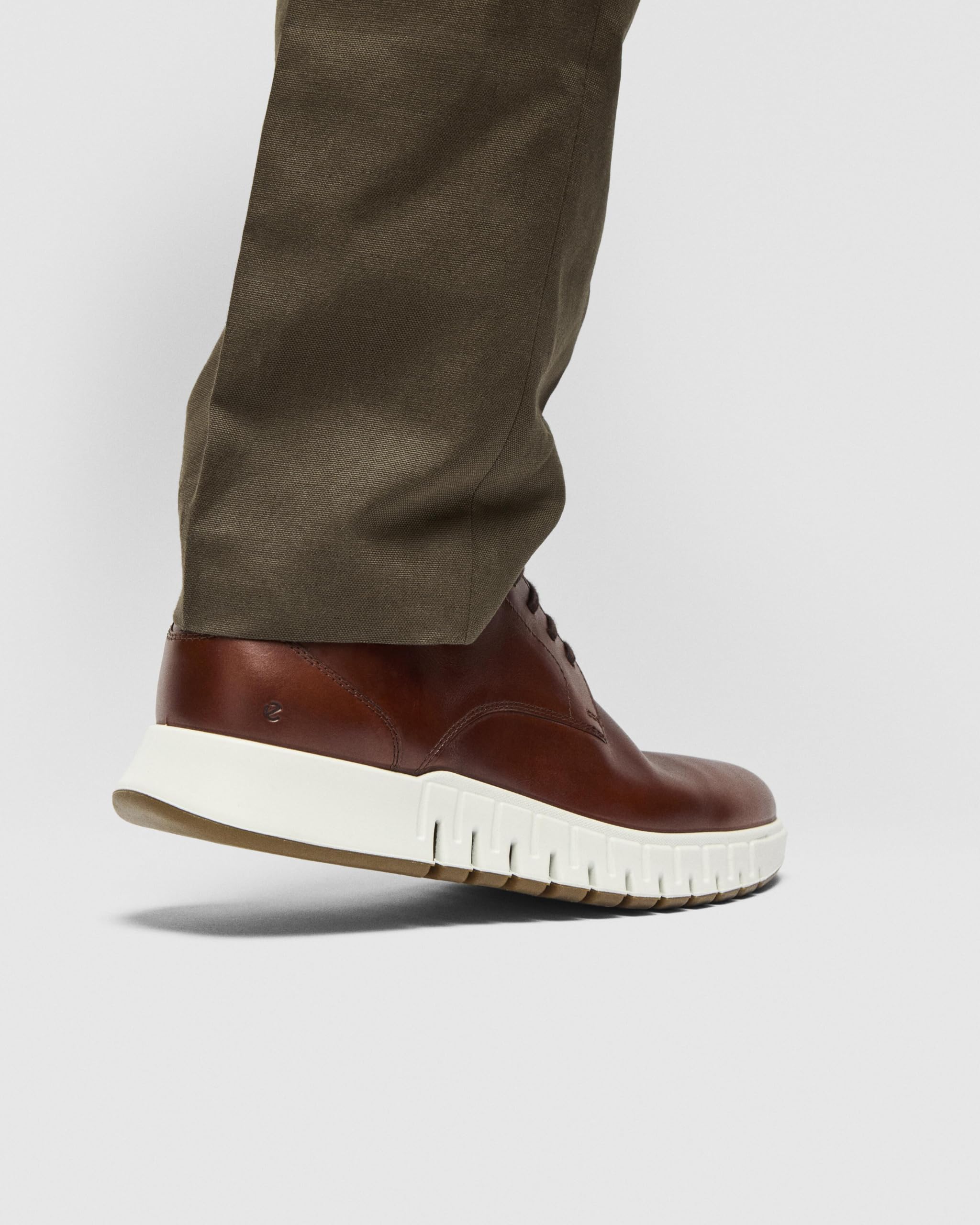 ECCO Męskie Gruuv Studio Plain Toe Basket, Mink Mocha, 45 EU