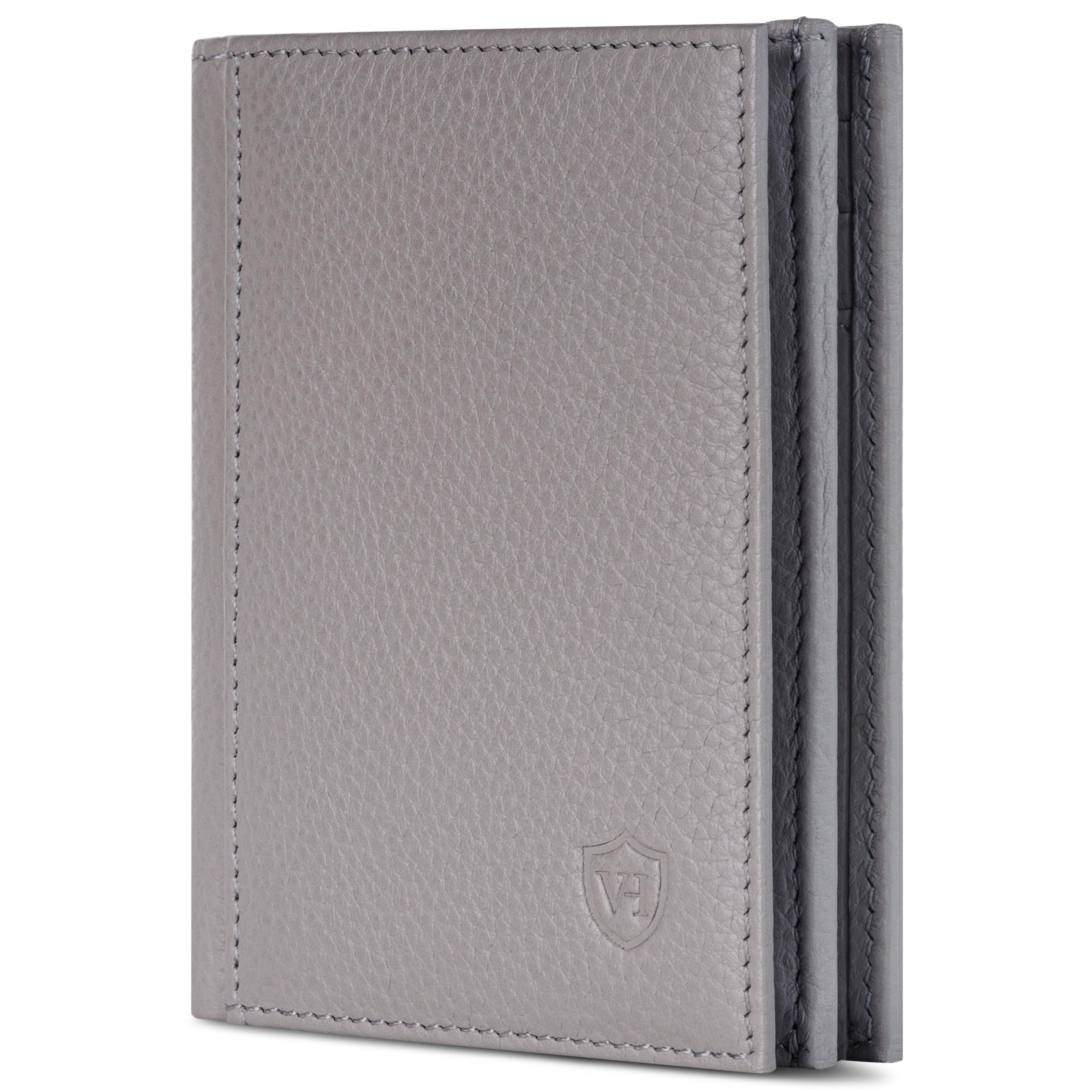 VON HEESEN® Leder Geldbörse Herren mit Münzfach & RFID Schutz I Echtleder Geldbeutel für Männer & Damen I Portemonnaie Brieftasche Wallet Portmonee