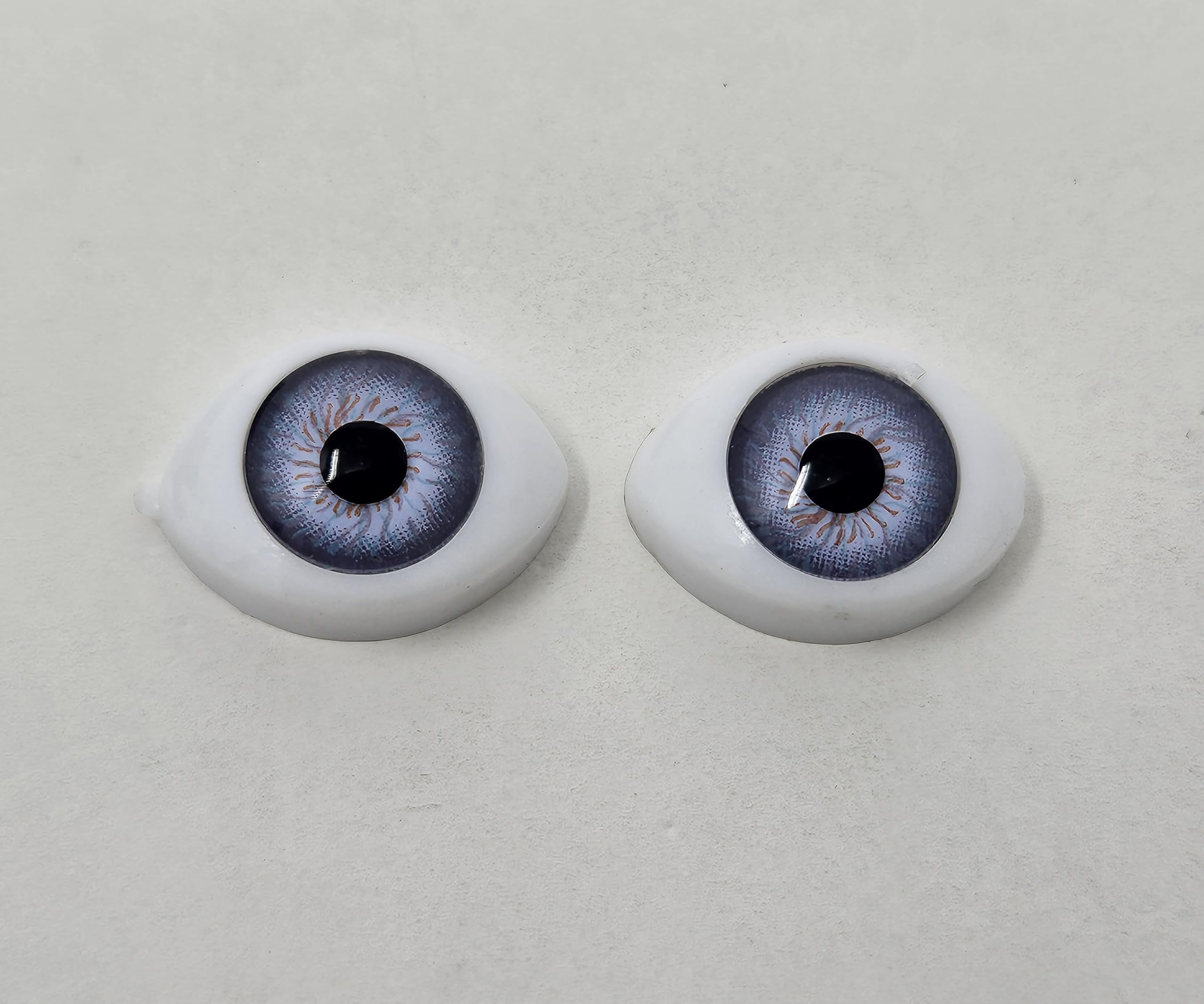 Amazon.com: Pair of Zim's 8mm Iris Oval Realistic Plastic Human