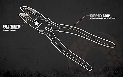 Miniatura 8 de Southwire SCP9D Alicates de corte lateral de alta palanca de 9 pulgadas con asas sumergidas