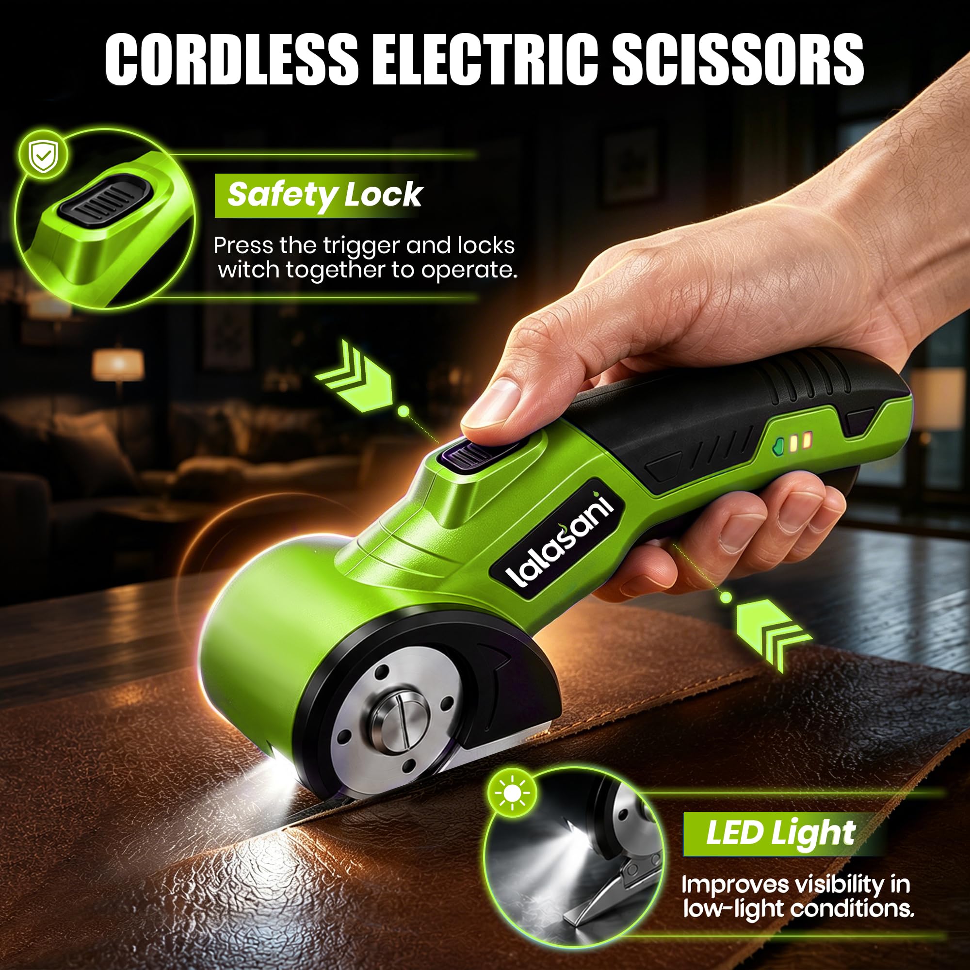 Cordless Electric Scissors - Cut Cardboard & More! -4 Cordless Electric Scissors - Cut Cardboard & More! -4