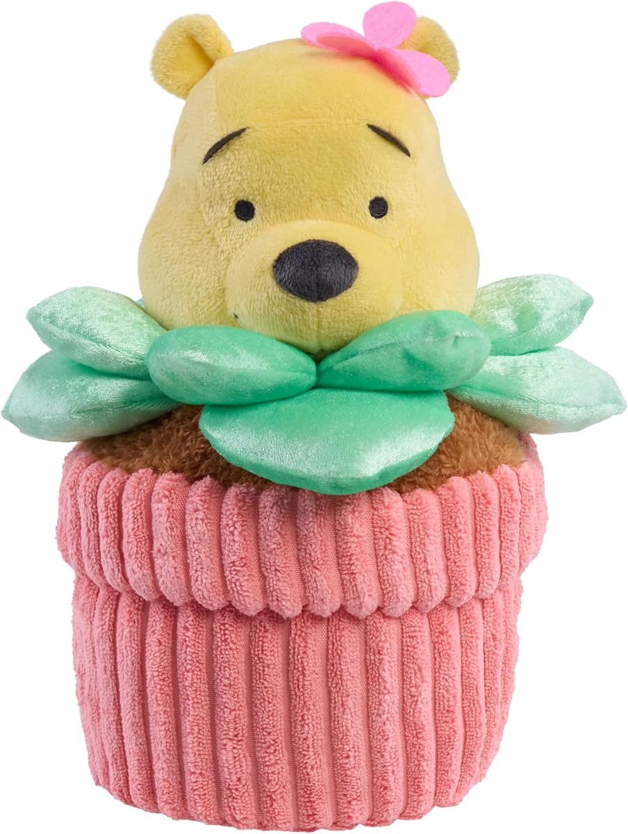 Disney Winnie the Pooh Hello Spring Potted Plant Stuffed Toy | 10.5-inc, Spring or Easter Baskets, for 2+ Years and Older