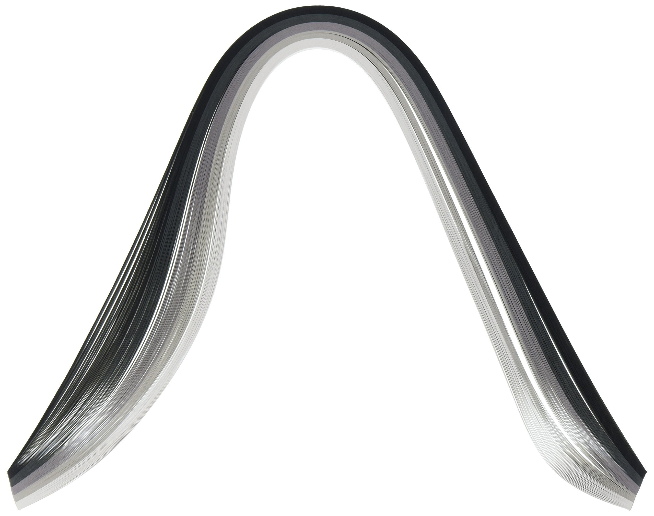 Quilled CreationsQuilling Paper Mixed 0.375-inch, Grays (5 Colors)