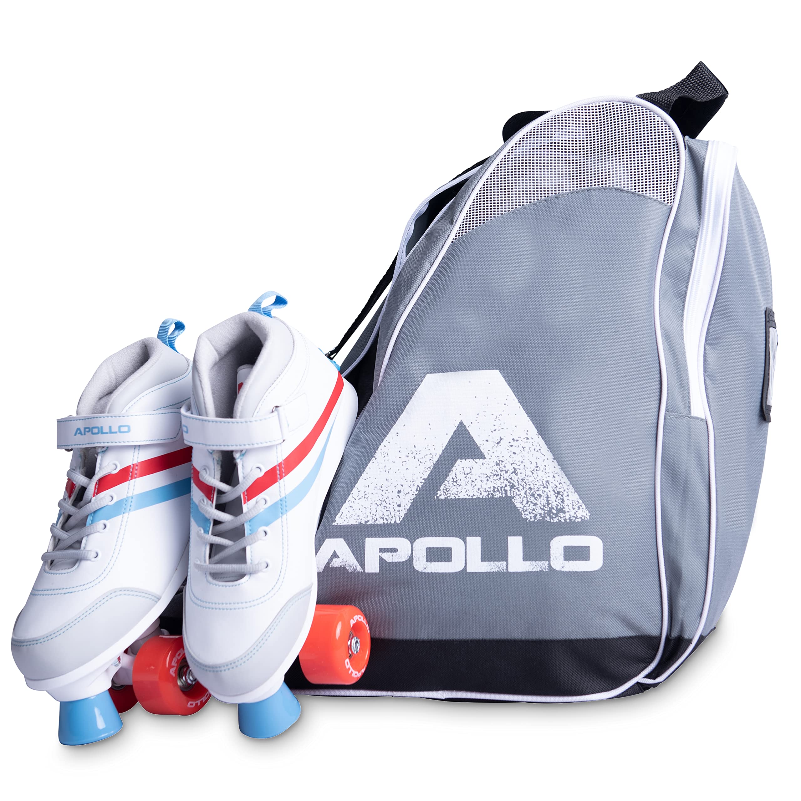 Sac De Transport Pour Patins Apollo – 41x40x24 Cm, Compartiment Accessoires, Pliable, Pour Roller Et Patin à Glace