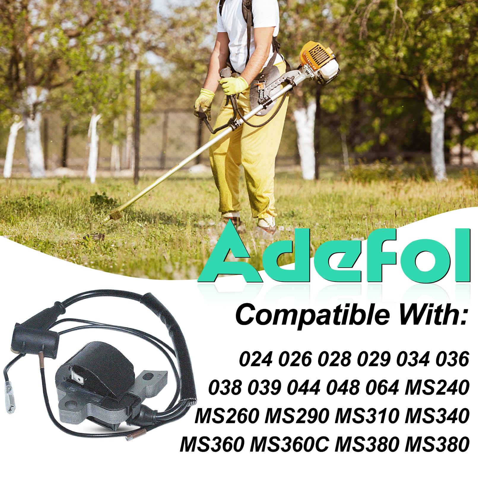 Bobina Di Accensione OxoxO Per Motoseghe STIHL 024, 026, 029, 039, MS260, MS390 - Foto 10