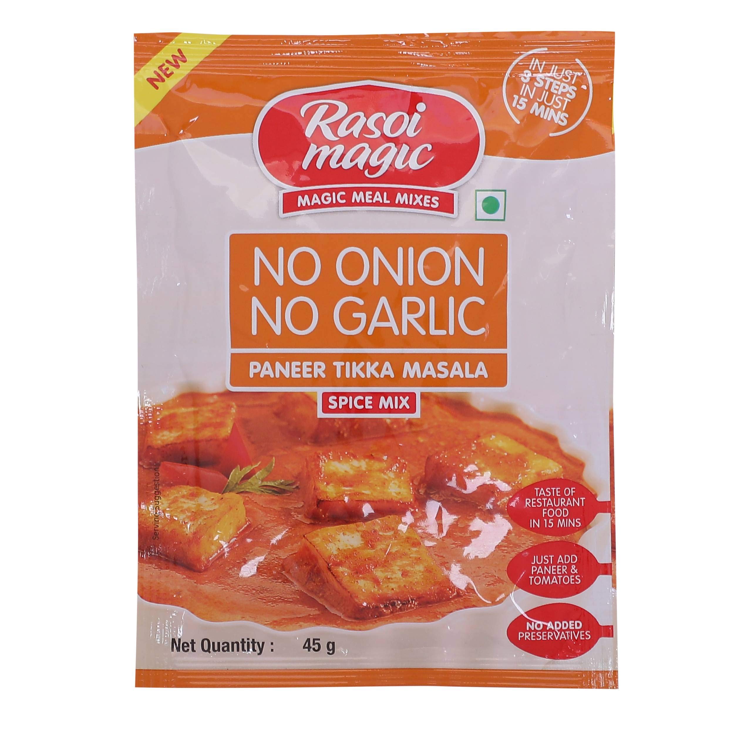 Rasoi Magic Spice Mix - Paneer Tikka Masala, 45g