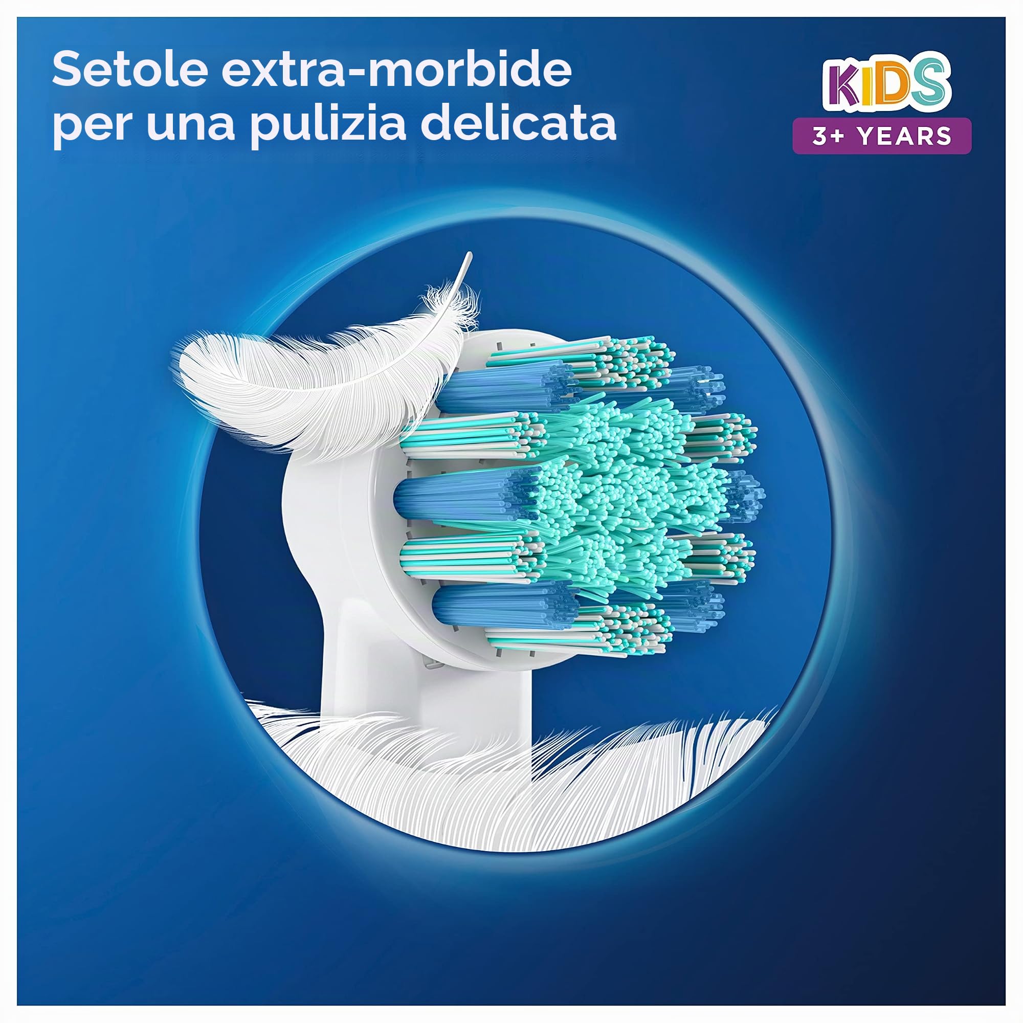 Oral-B Kids Testine di Ricambio con Personaggi Spiderman, Confezione da 8 Pezzi, Adatto per Buca Delle Lettere, 8 Testine & Testine Spazzolino Elettrico Bambini Disney Frozen, 8 Pezzi, Bianco