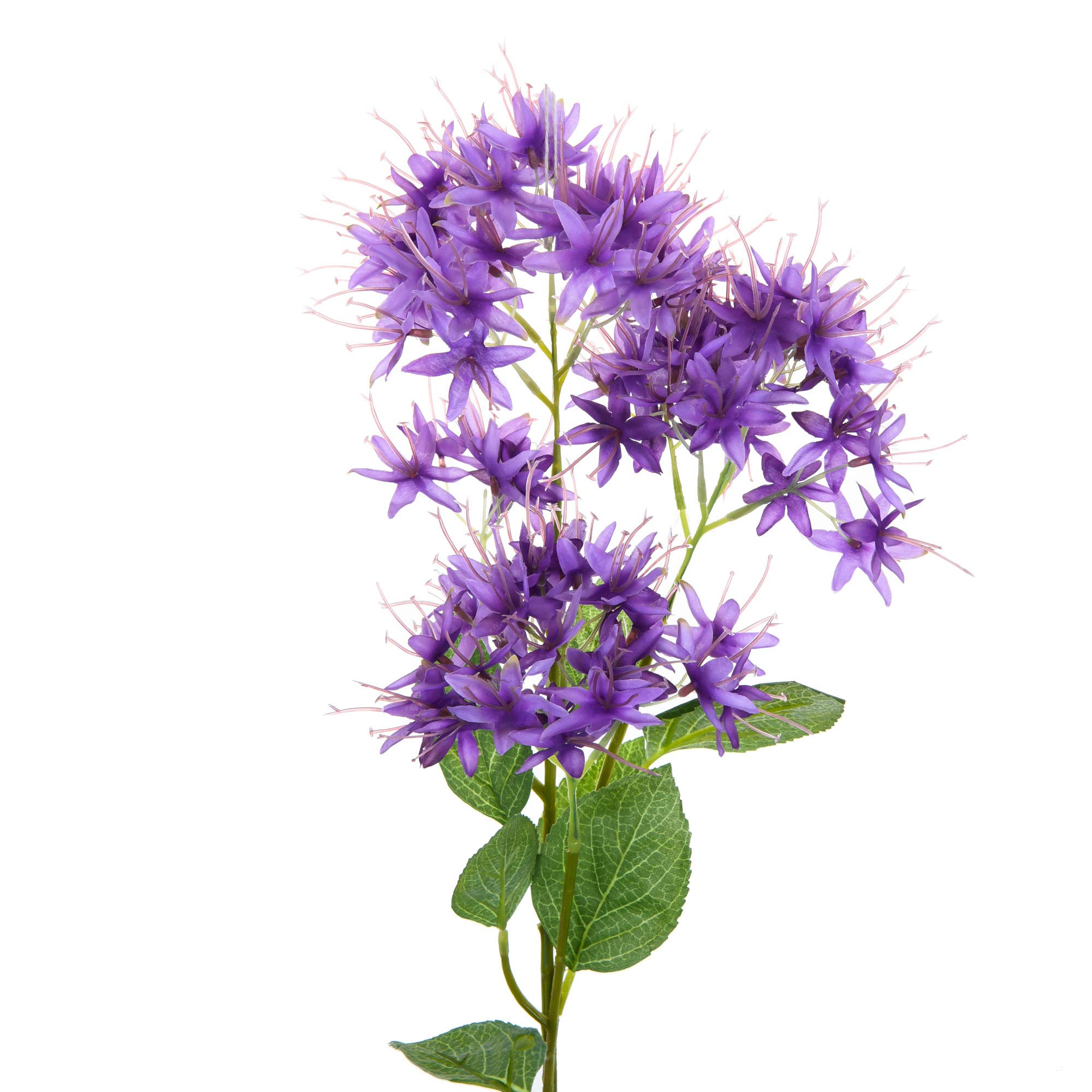 Mei&Ge 32 Inch Viburnum Farreri 3 Branches Artificial Flowers Home Decor (Purple)