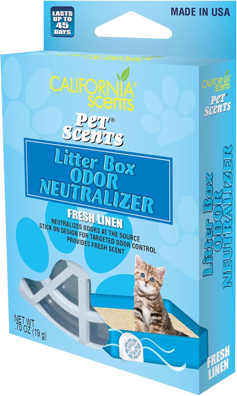 California Scents Pet Scents Litter Box Odor Neutralizer, 0.70 Ounce (Pack of 3
