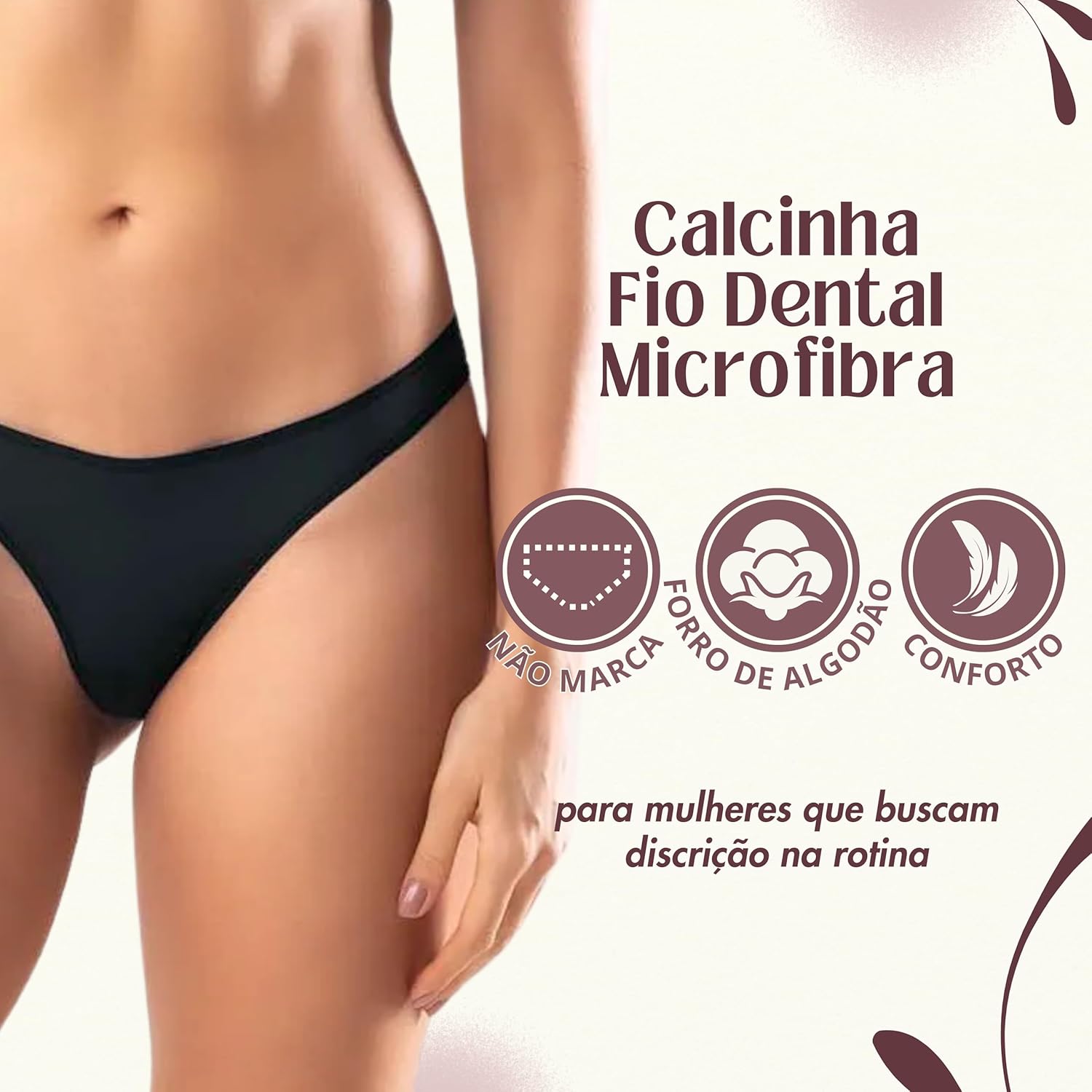 Calcinha Fio Dental Confortável Não Marca Anatômica Poliamida She By Mash Lingerie em promoção! Veja a oferta e mais achadinhos de Moda íntima 8 Hoje é o melhor dia para comprar Calcinha Fio Dental Confortável Não Marca Anatômica Poliamida She By Mash Lingerie com aquele preço maroto! Promoção! Aproveite a oferta! 8