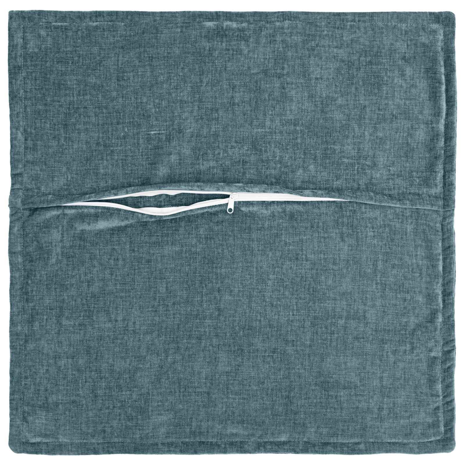 vidaXL Kissenbezug 12 STK. Houten Blau 45 x 45 cm Chenille-Stoff