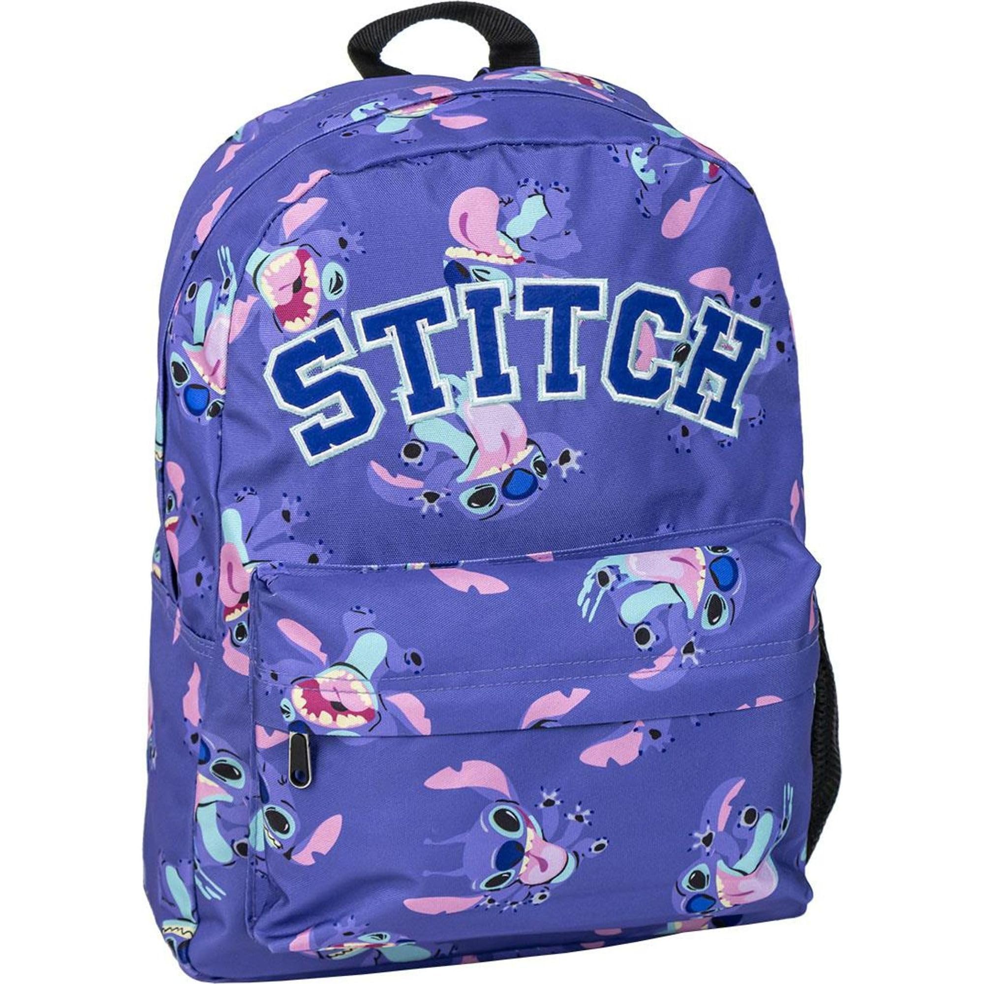 Stitch Backpack - Floral Design - Blue