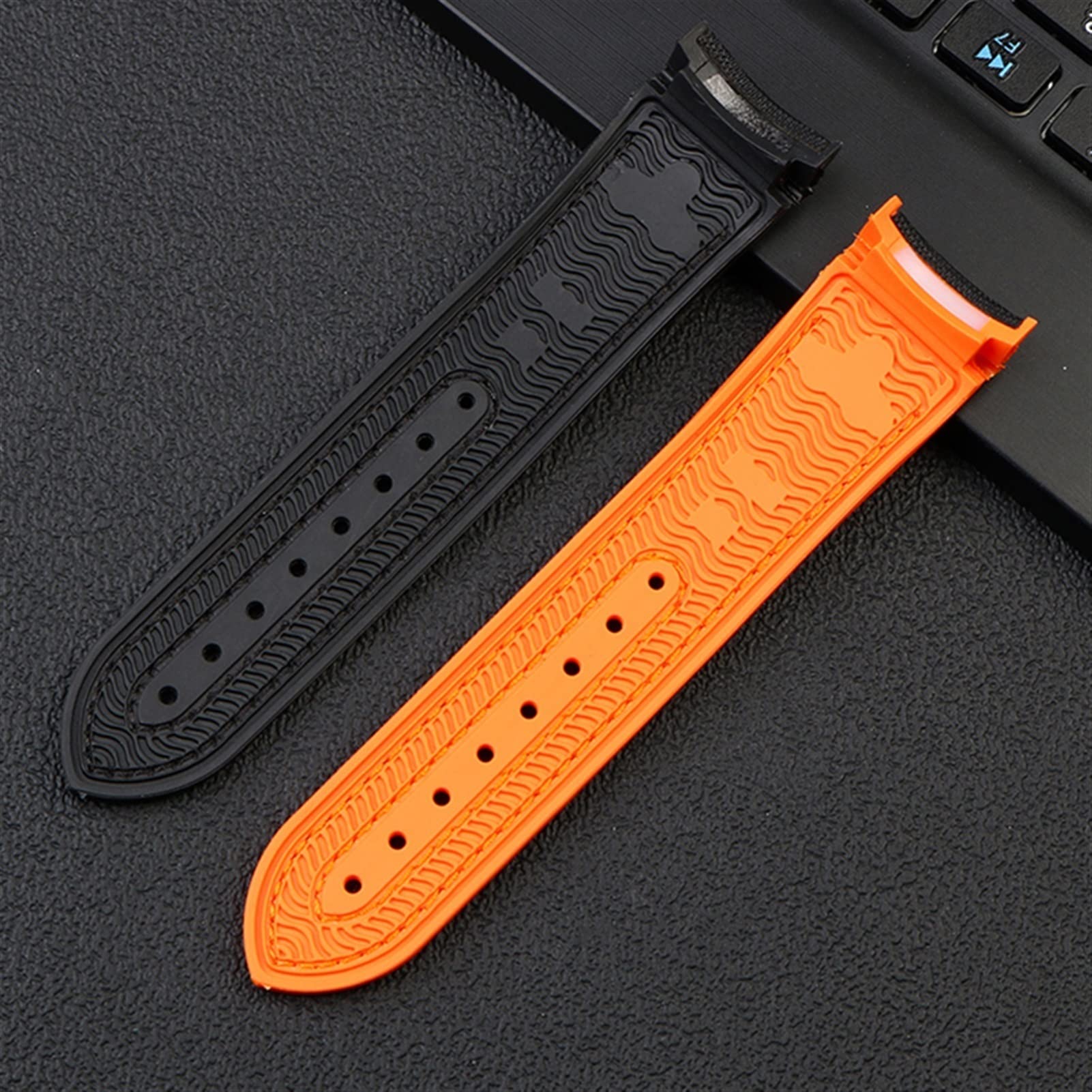 Bracelet De Montre En Caoutchouc Nylon Tissu 20mm 22mm Pour Omega Seamaster 300 Bracelets De Montre Océan Outils De Boucle Bracelet En Silicone