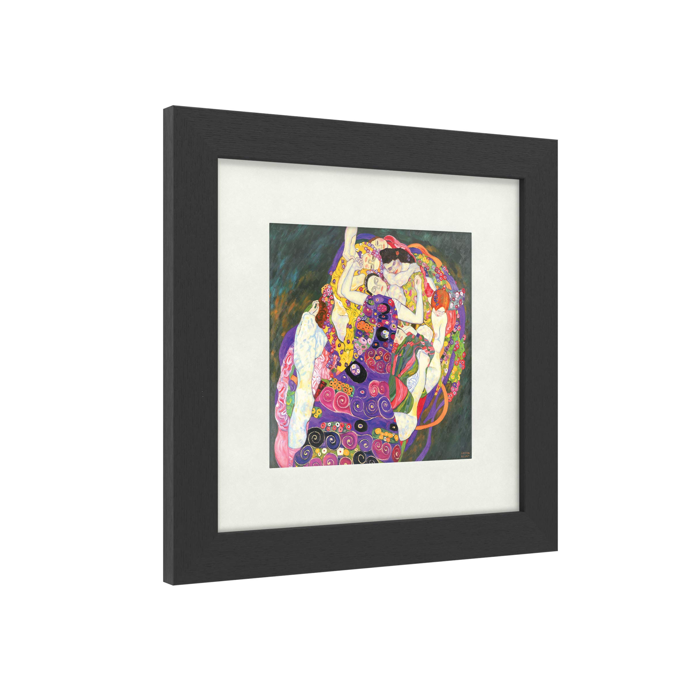 Amazon.com: Trademark Fine Art, White Matte, Black Frame 11x11
