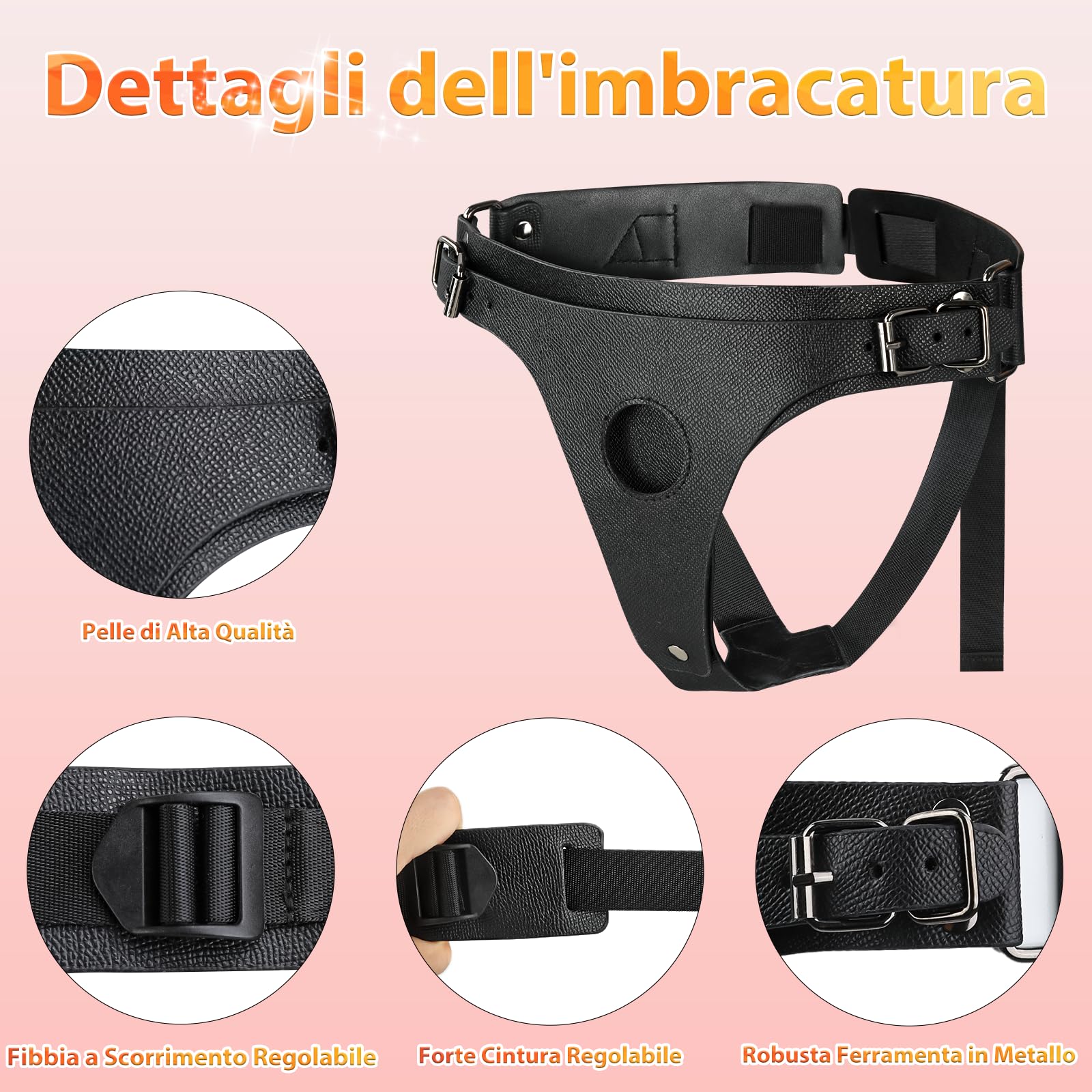 Dildo Realistici Sex Toys Anali - Pene Strap-on Regolabile per Donne Dildo Lesbico Dildo Strap-on Lesbiche, Dildo A Ventosa Con Cintura Per Donne, Masturbatore Femminile Giocattoli Sessuali per Gay