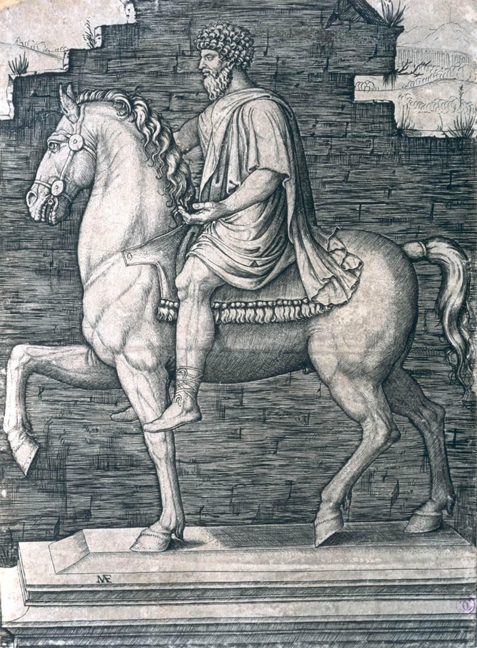 Toile impression de la statue de Marc Aurèle tableau 60x90cm - 5