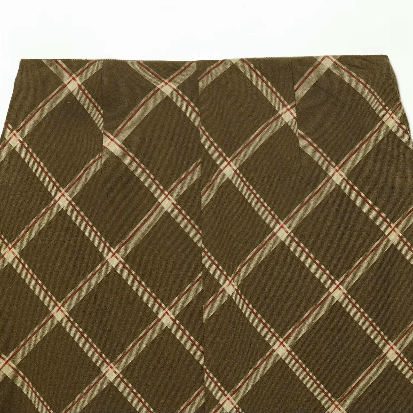 CHENSHI Gonna Lunga Gonne Scozzesi da Donna A Vita Alta Eleganti con Orlo Asimmetrico Casual Femminile-Come Immagine-s