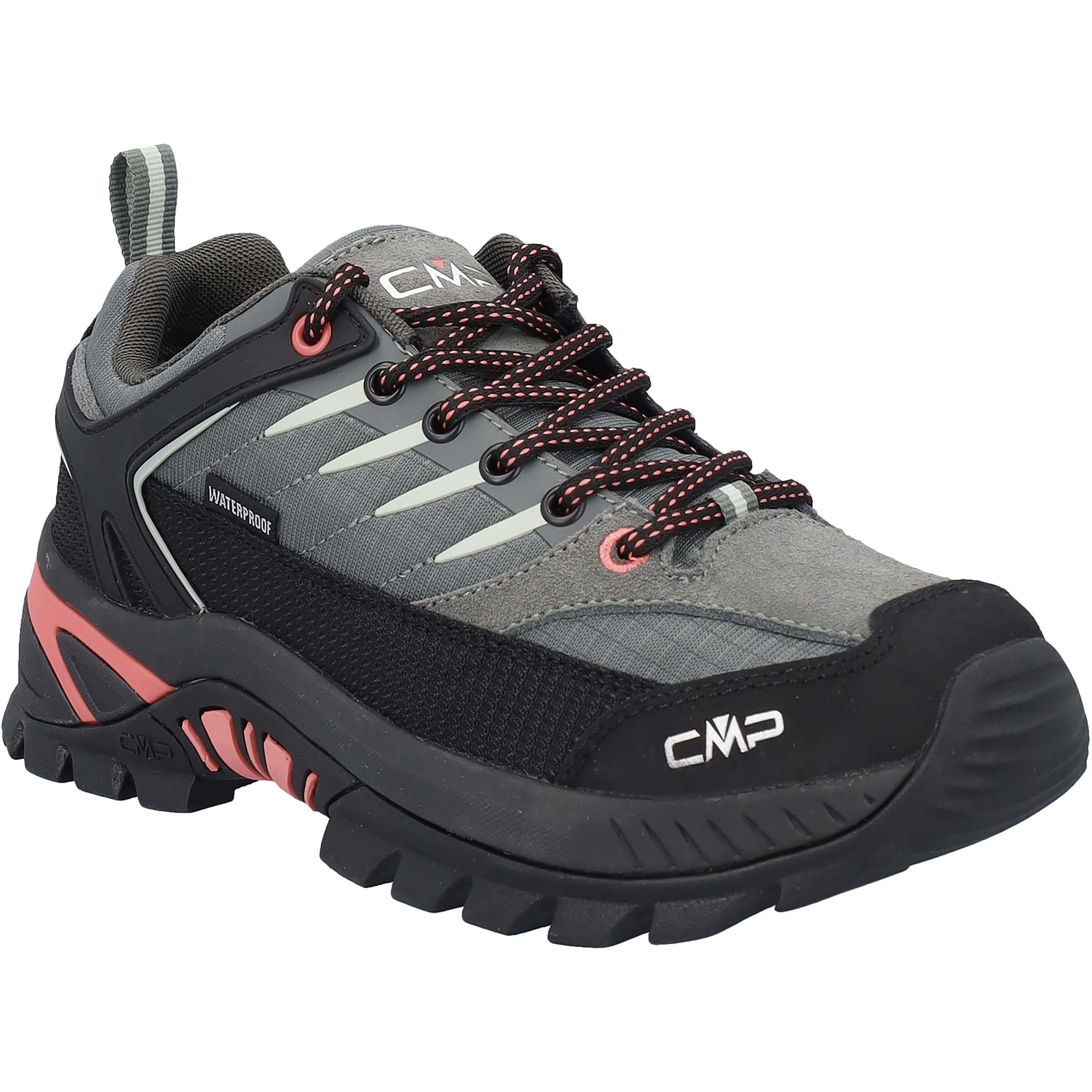 CMP Donna Rigel 2.0 Low WP Scarpe, Avocado-Coral, 39