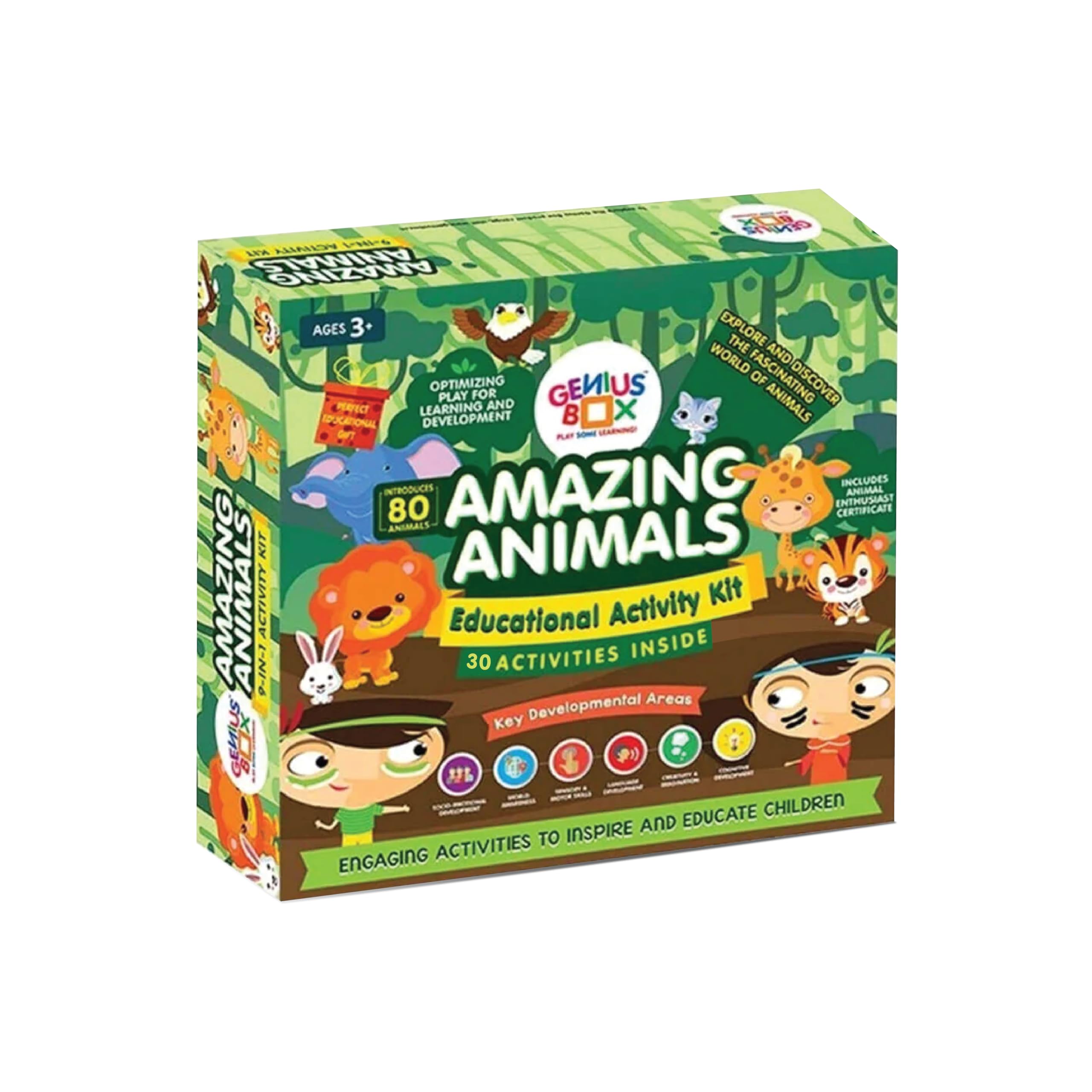 Genius Box - Play some Learning Activity Kit for 3+ Year Age: Amazing Animals DIY, Educational Toy, Learning Kit, Educational Kit, STEM Toy 30 Activity Kit (B01FD6DE8K) Amazon Price History, Amazon Price Tracker