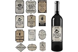 Bewitched Halloween Potion Bottle Labels