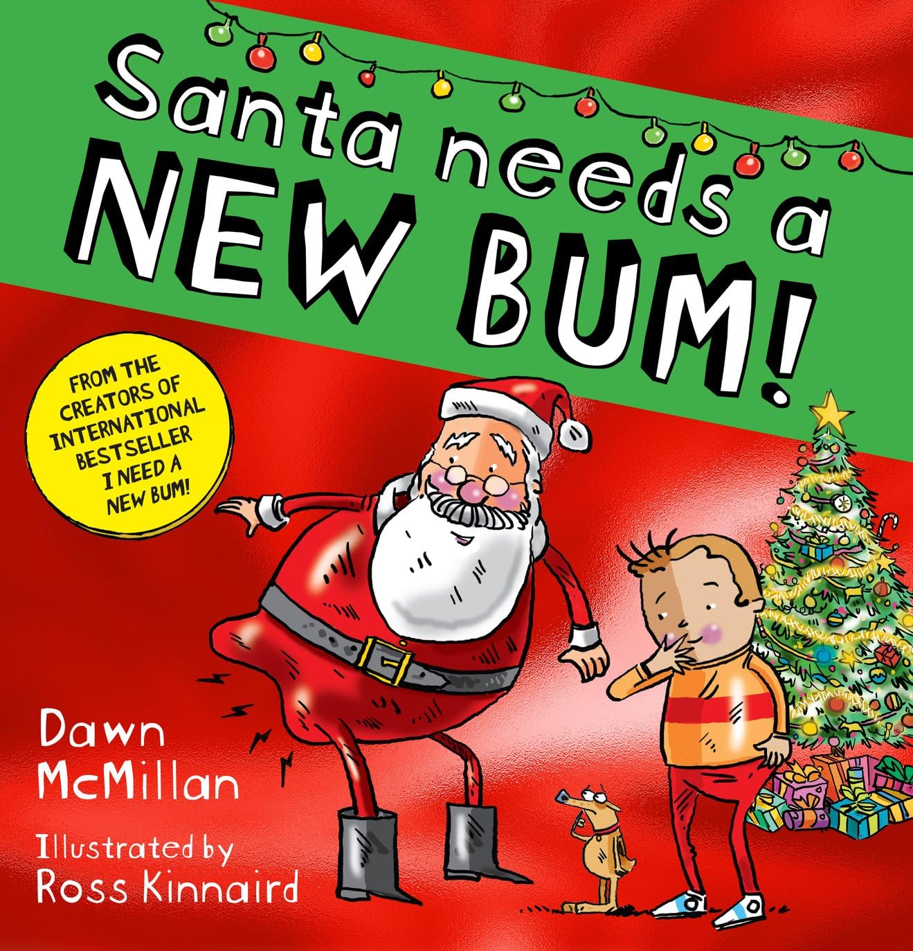 Santa Needs a New Bum! (PB). McMillan, Kinnaird 9780702338779 Free Shipping**