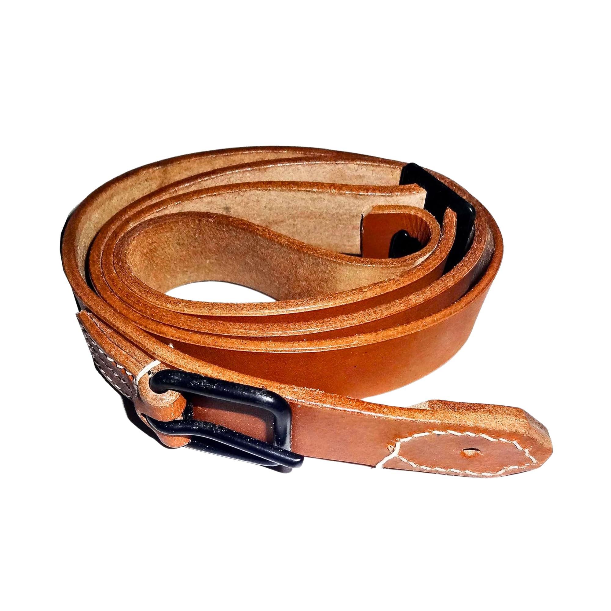 warreplica Austrian Austria Hungarian Steyr-Mannlicher m95 m-95 m1895 / Czech VZ24 VZ23 VZ-24 VZ-23 98 Mauser Leather Sling/Carbine Sling - Reproduction